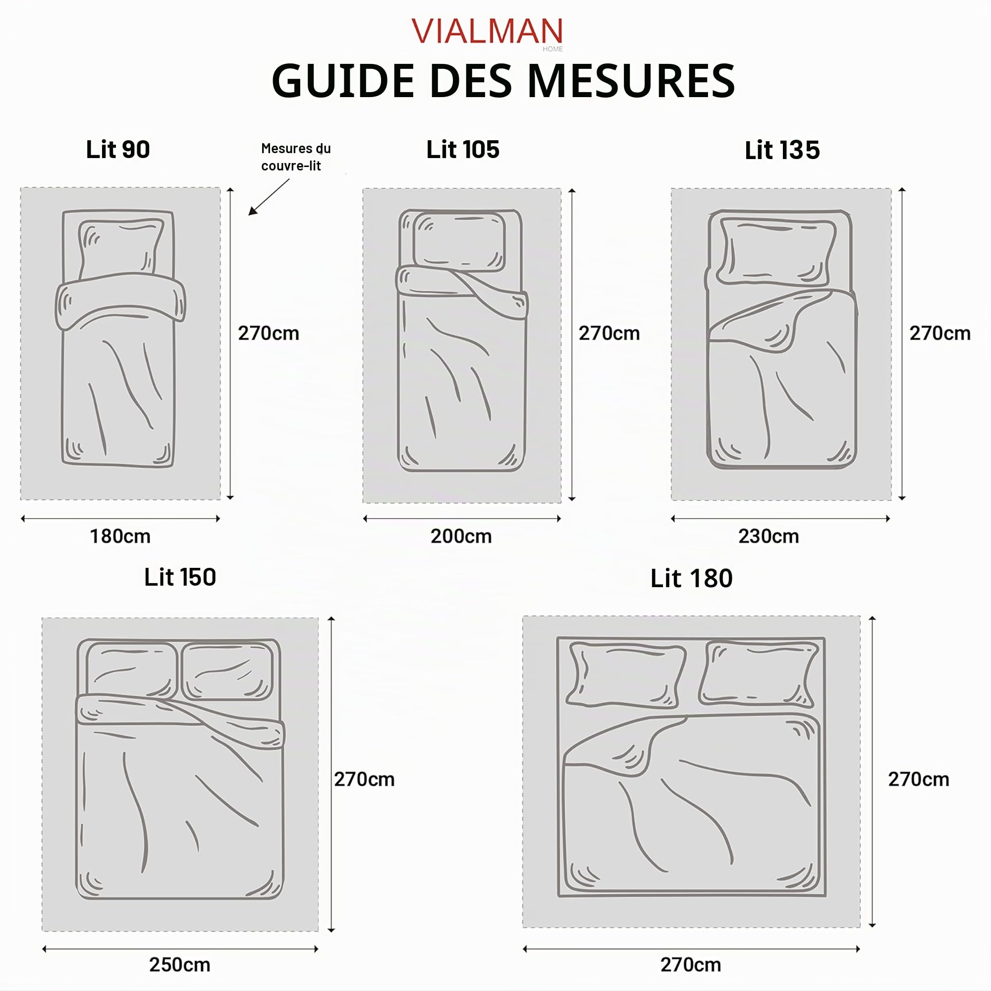 VIALMAN Couvre-lit léger Bouti Sofia 21 pour lit Double de 180 à 200 cm | Couvre-lit 180 à 200 | Taille du Quilt 270 x 270 cm, Couleur Beige