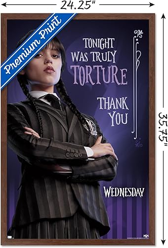 Miniatura 9 de Trends International Miércoles - Póster de pared de tortura, 22.37 x 34.00 pulgadas, paquete de póster y clip premium