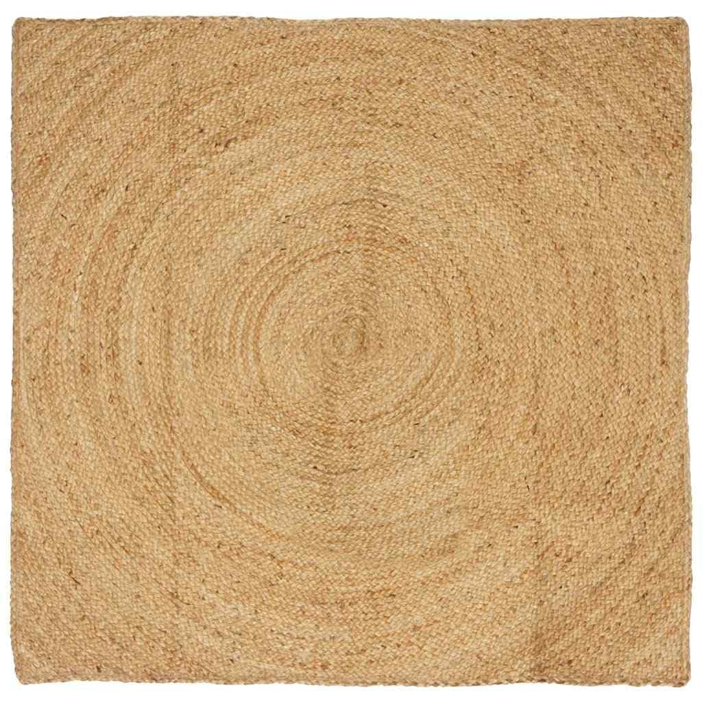 Genérico Alfombras de área Cuadrado Marrón 120 x 120 cm Yute,Casa y jardín,Decoración,Alfombras,42010519
