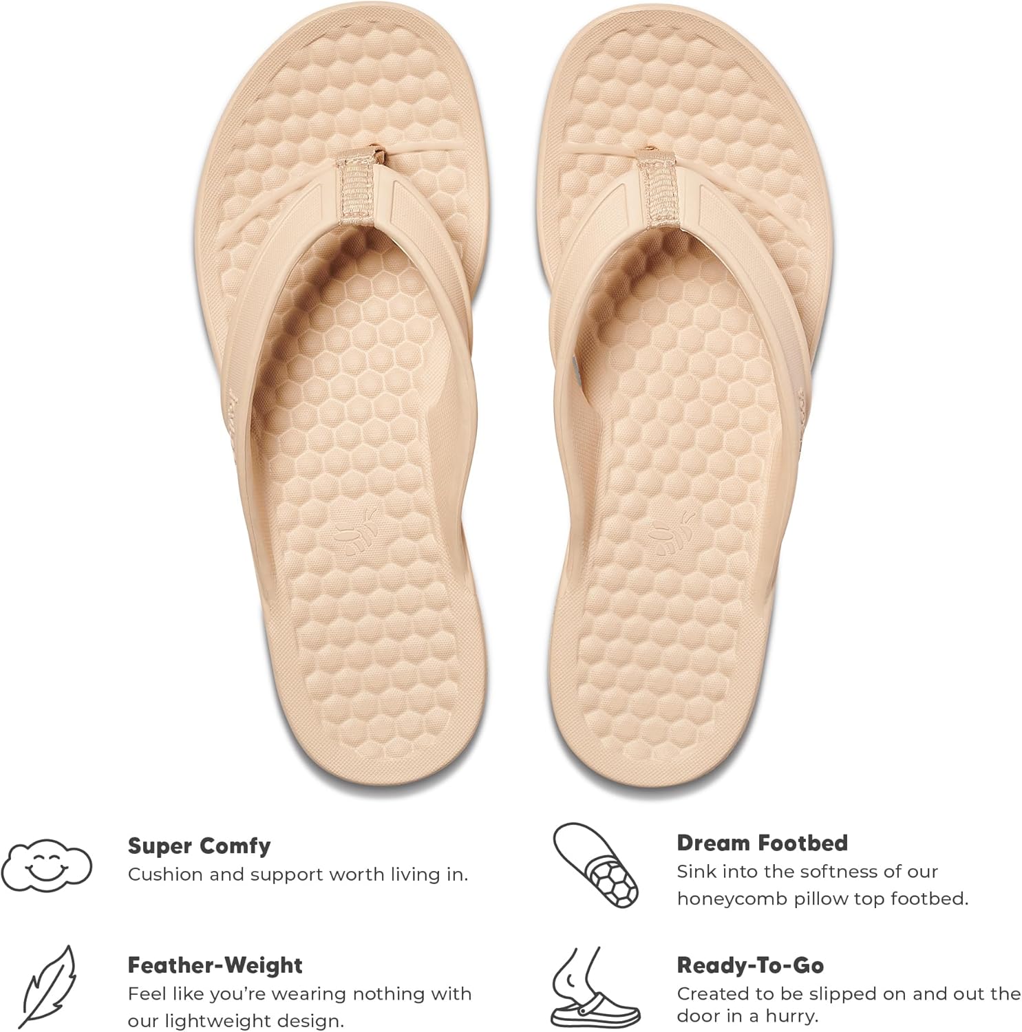 Women's Varsity Flip Sandal in Coal by JOYBEES