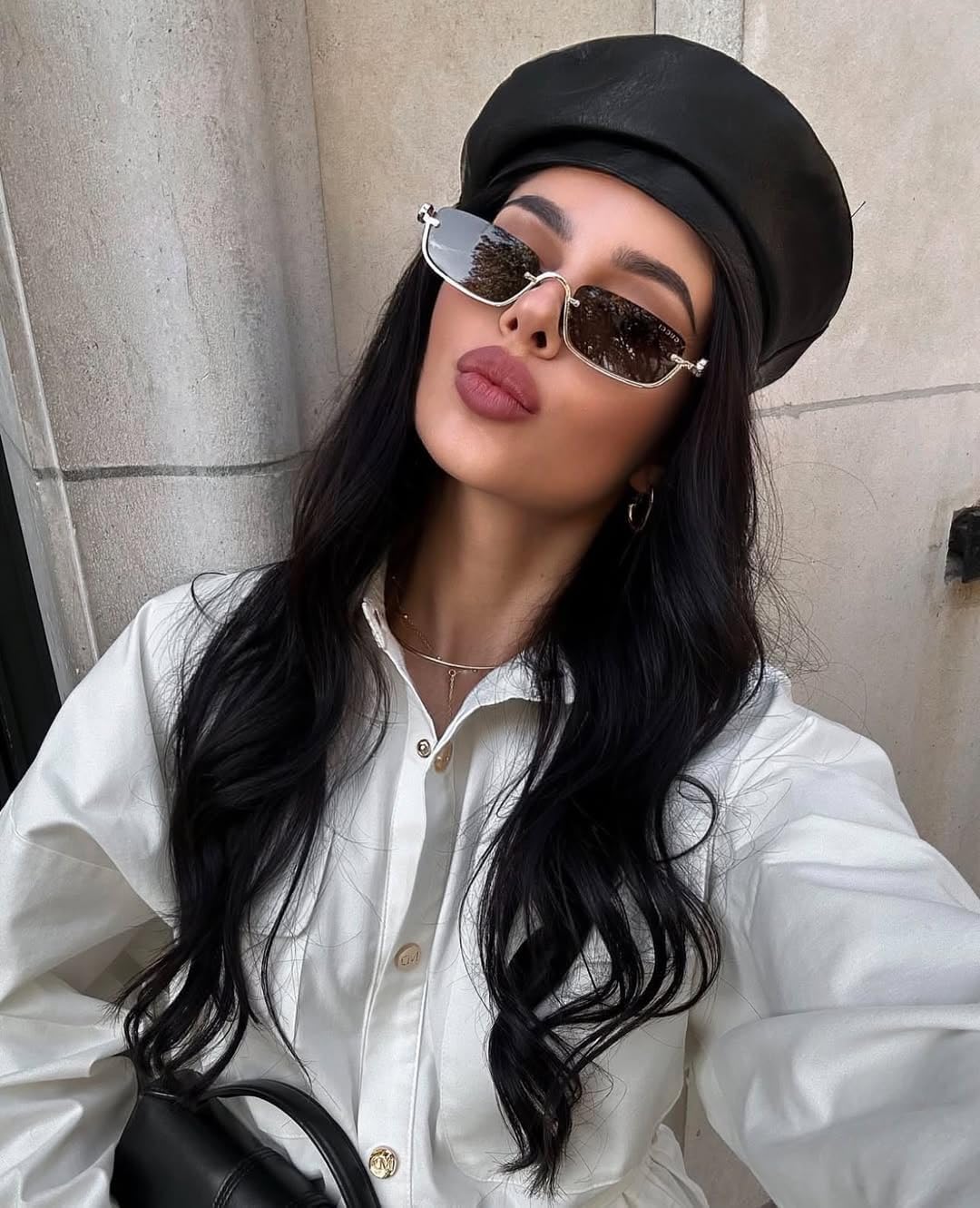 Retro Y2k Sunglasses for Women Men,Trendy Semi-Rimless Sun Glasses Irregular Narrow Gold Sunnies UV400 - Image 2