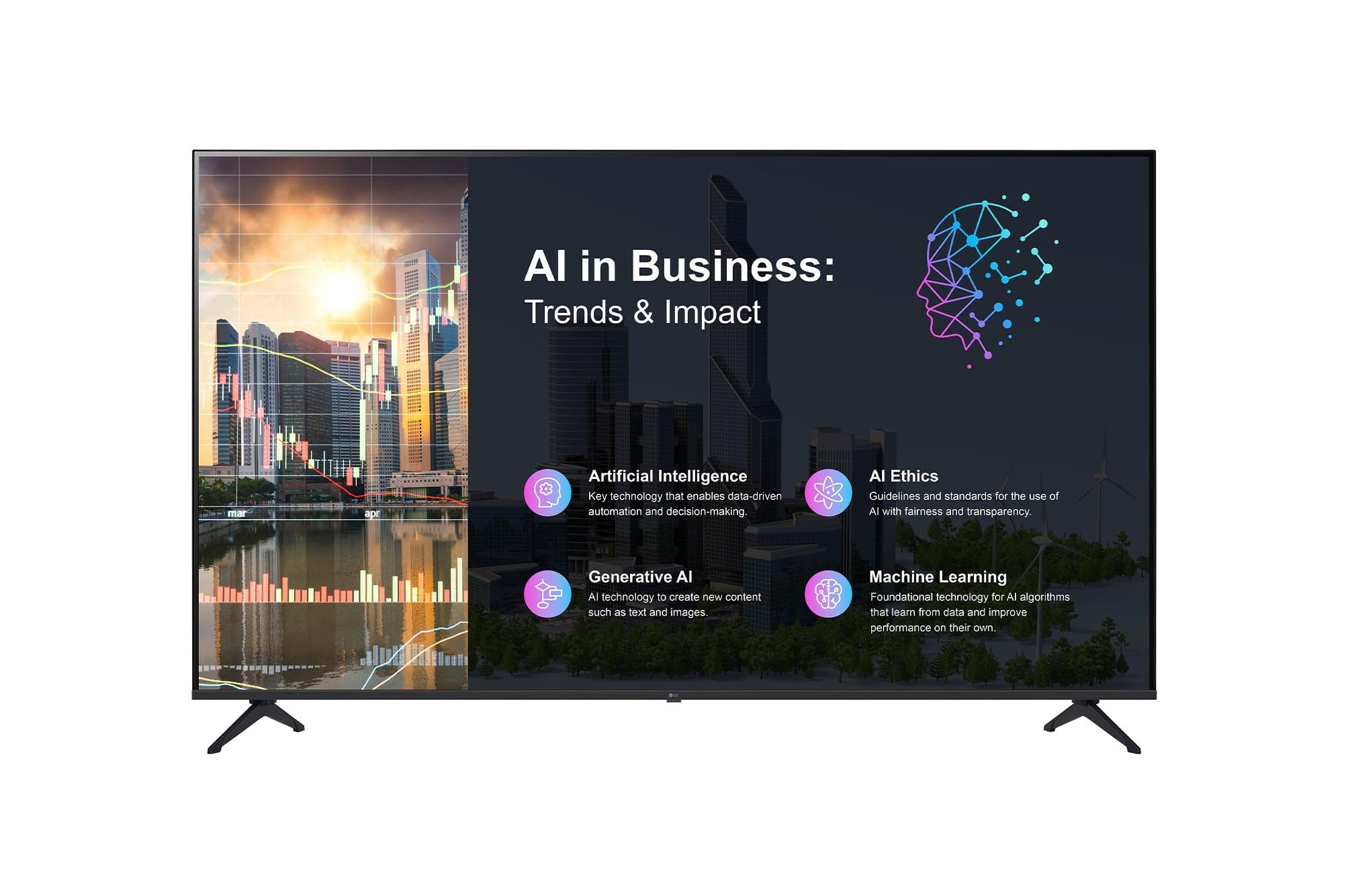 LG 43PK640S0LB 43 Zoll 4K UHD Signage TV webOS Triple Tuner Schwarz
