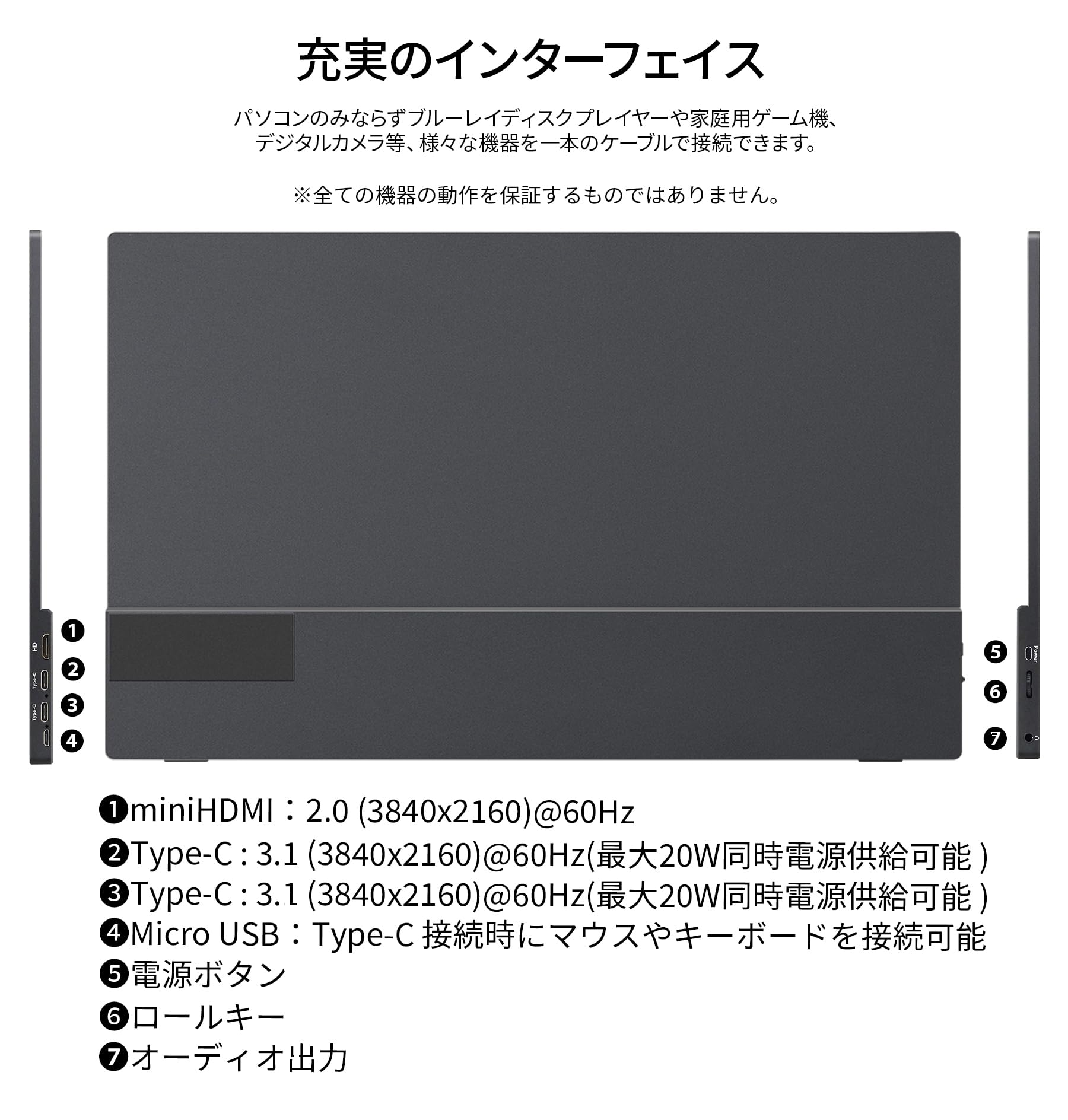 Amazon.co.jp: JAPANNEXT 17.3インチ モバイルモニター IPS パネル 4K