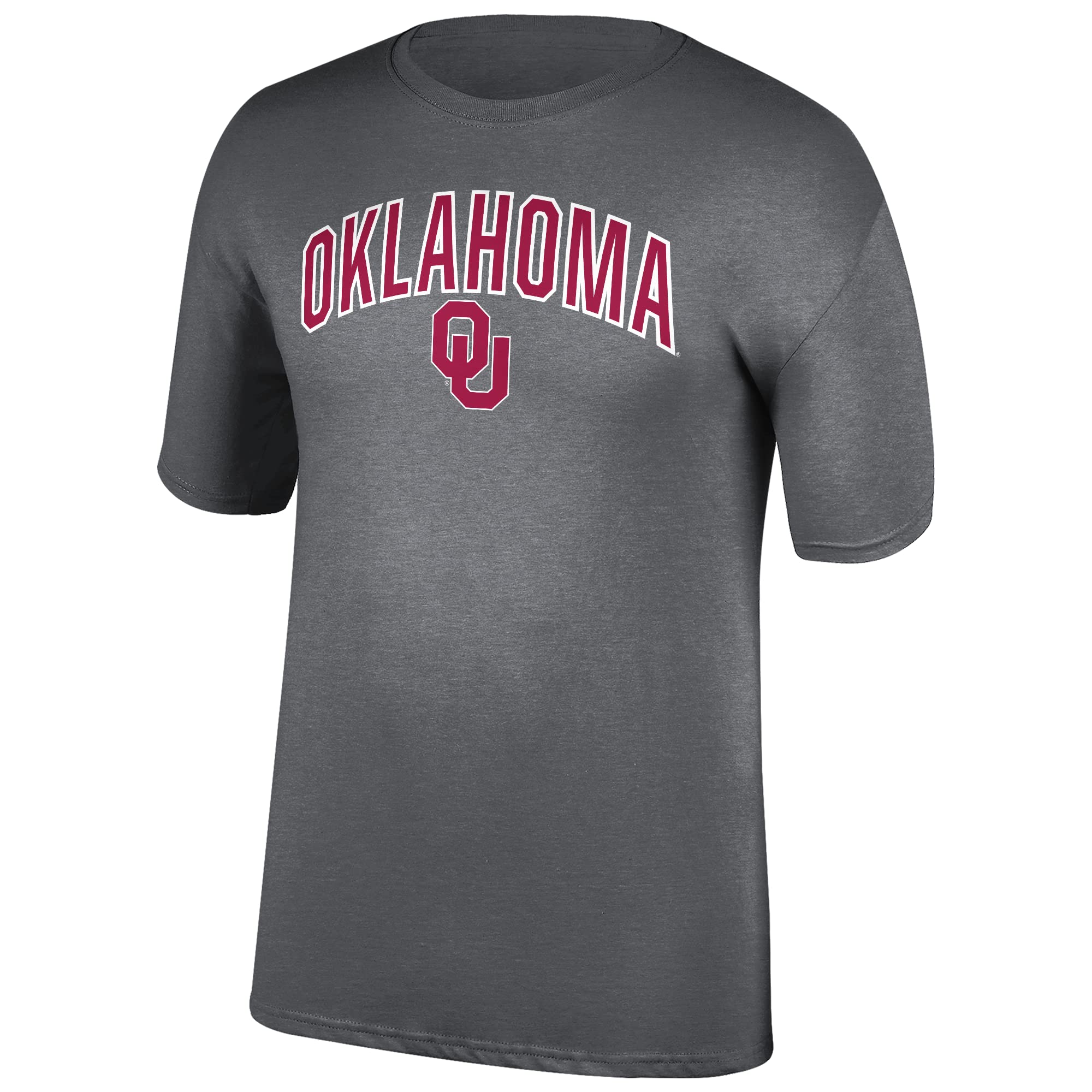Top of the World NCAA Oklahoma Sooners T-Shirt Arch, Dark Heather, Size XX-Large
