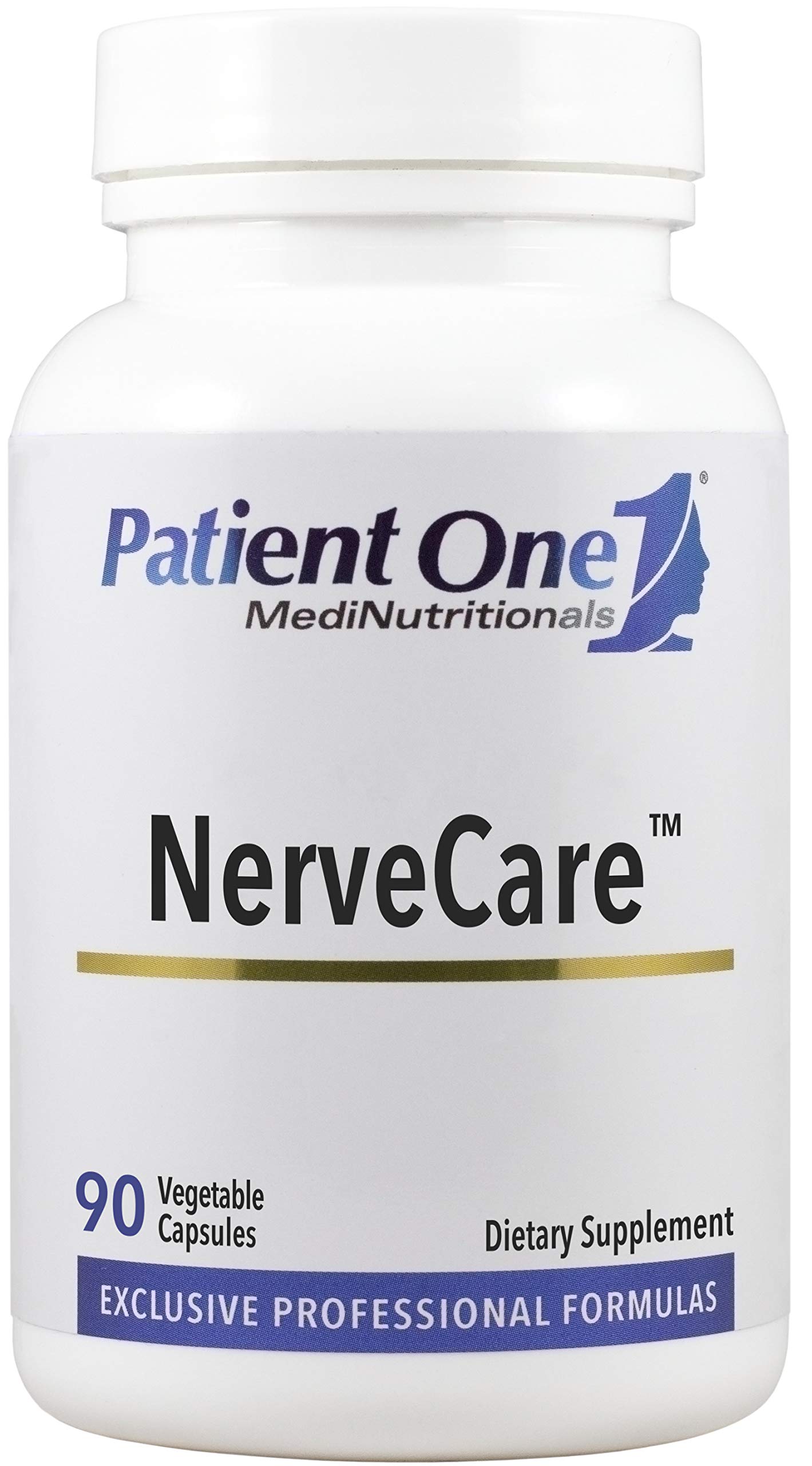 Patient One NerveCare | Supplement to Support Nerve and Vascular Health* | With Alpha Lipoic Acid, Vitamin B12, ALC and Benfotiamine | 90 Capsules