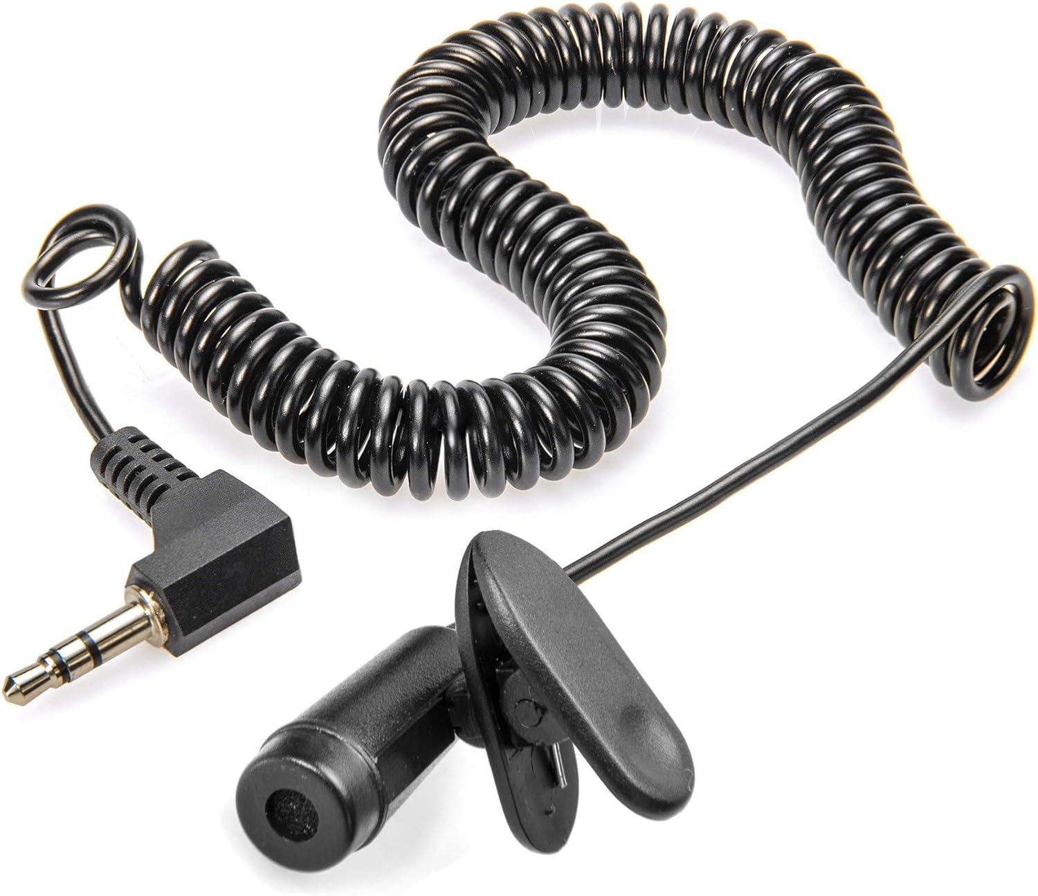 ECS 3.5 mm Lavalier Lapel Tie Clip Microphone Omnidirectional Mic for Recording YouTube, Interview, Video Conference, Podcast, Voice Dictation