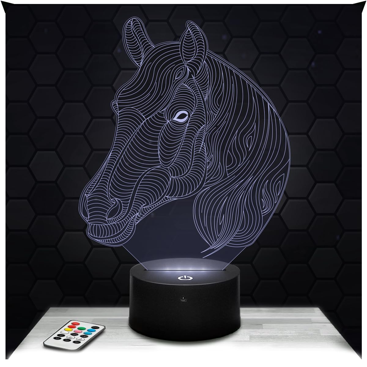Lampephoto.fr - 3D Pharaoh Lamp, Egypt, Touch LED Night Light, 3D Hologram Effect, Christmas Birthday Gift Idea for Men and Women, Bedroom Decoration Object