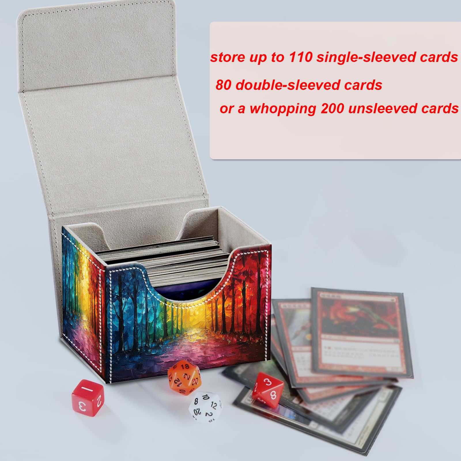 Amazon.com: Card Deck Box for MTG, Microfiber Lining and