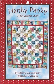 Grehge Hanky Panky Quilt Pattern - Fat Quarter Friendly, Pieced from Yardage - Baby to Queen Sizes - Buy now