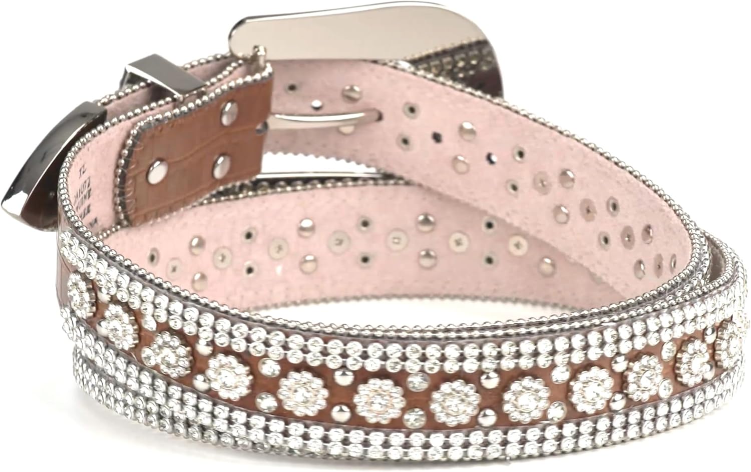 Angel Ranch 1 1/2" Brown Ladies' Fashion Belt