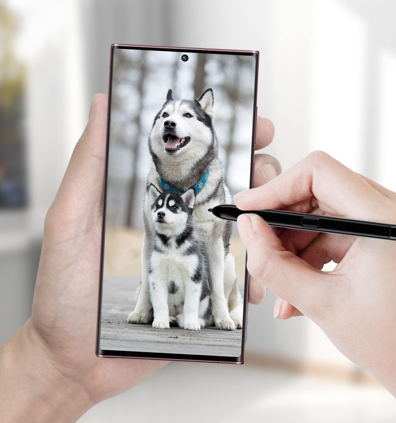 [NUEVO] [Con Bluetooth] Duotipa S22 Ultra S Pen Reemplazo para Samsung Galaxy S22 Ultra 5G All Verison Stylus Pen + Puntas/Nibs (Black)