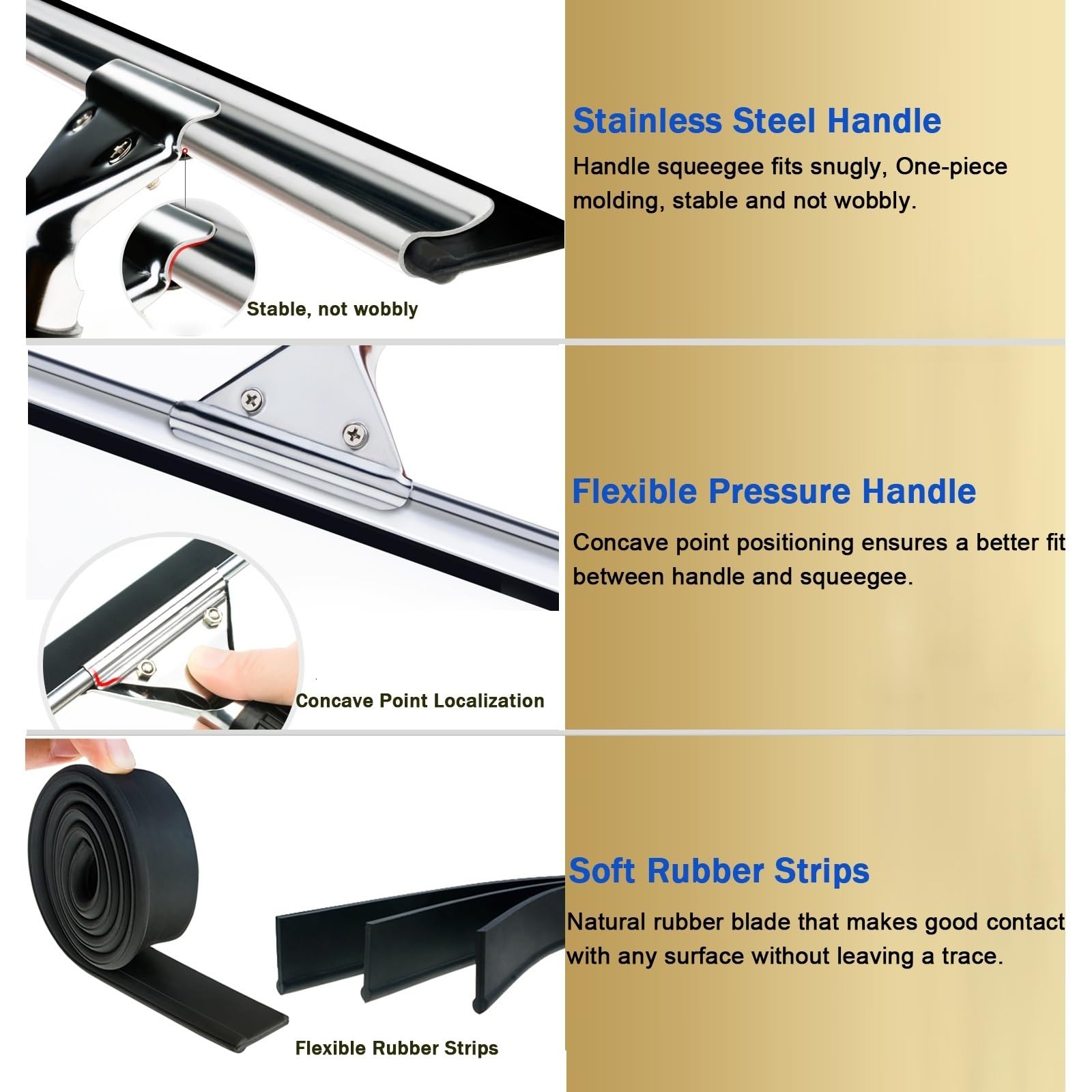 Limpiador Limpieza Vidrios Limpiador de vidrios para Ventanas Altas de Tercer Piso con Poste telescópico de Aluminio, Equipo de Lavado de Ventanas para Exteriores de Oficina de Sala(6M/19.7ft)