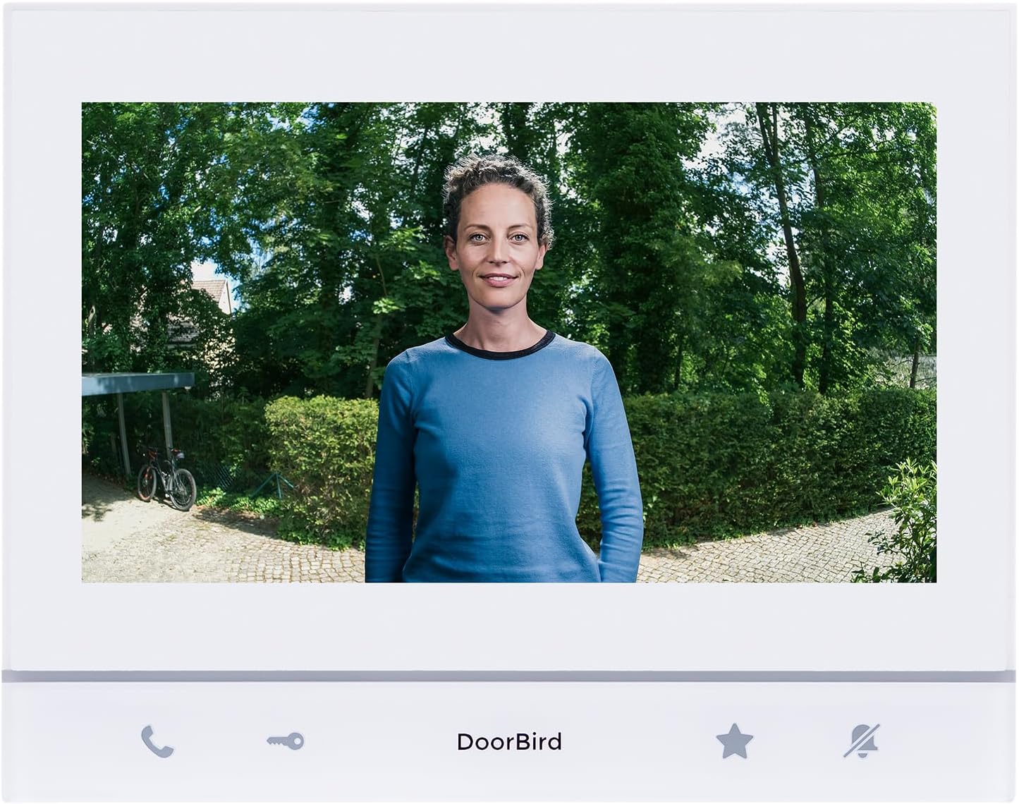 DoorBird Türsprechanlage: IP Türkommunikation für Haus, Mehrfamilienhaus und Smart Home 3 Doorbird 7" Innenstation A1103