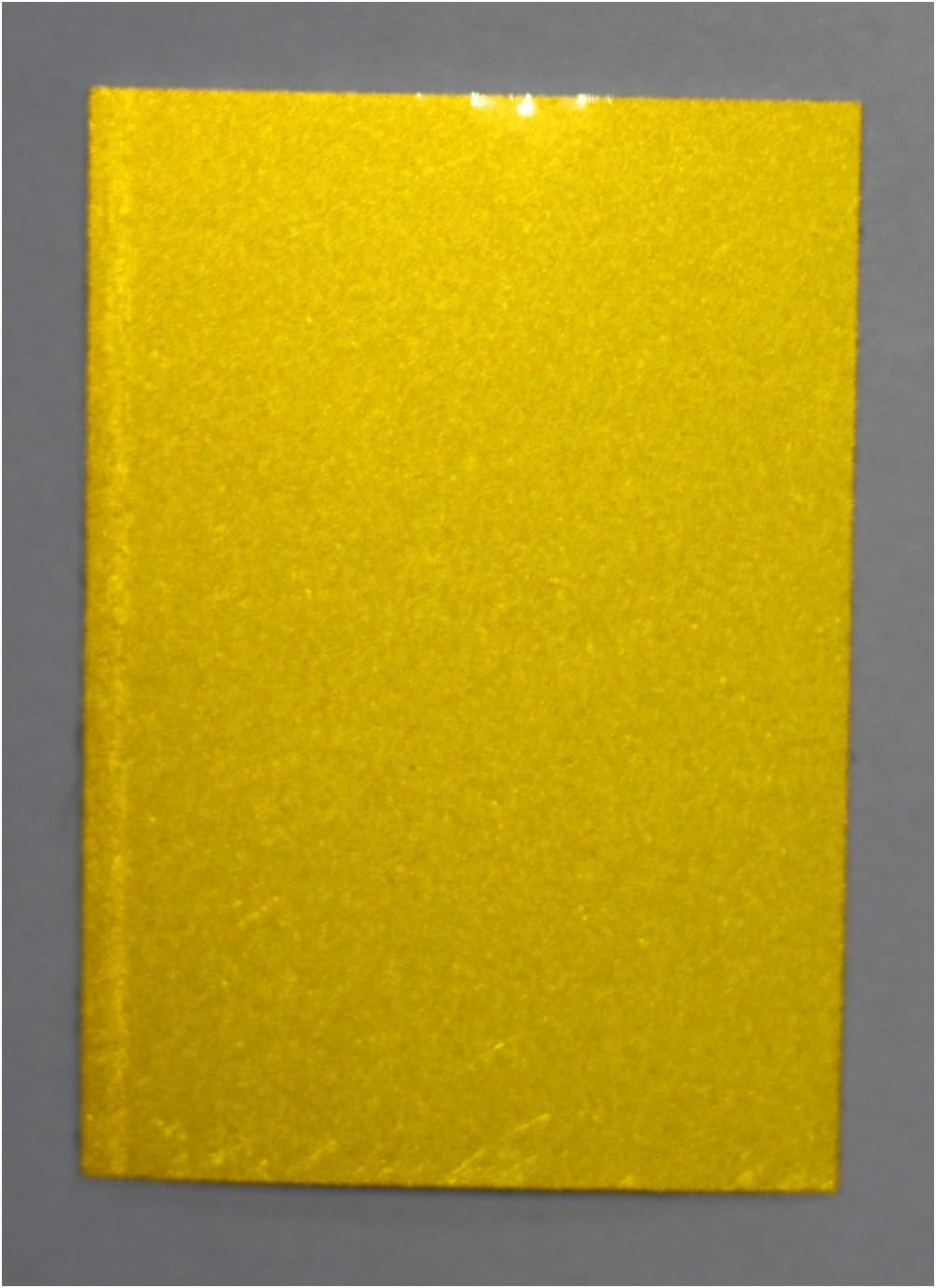 A4 Sheet REFLECTIVE Self Adhesive Vinyl Sticker - Yellow