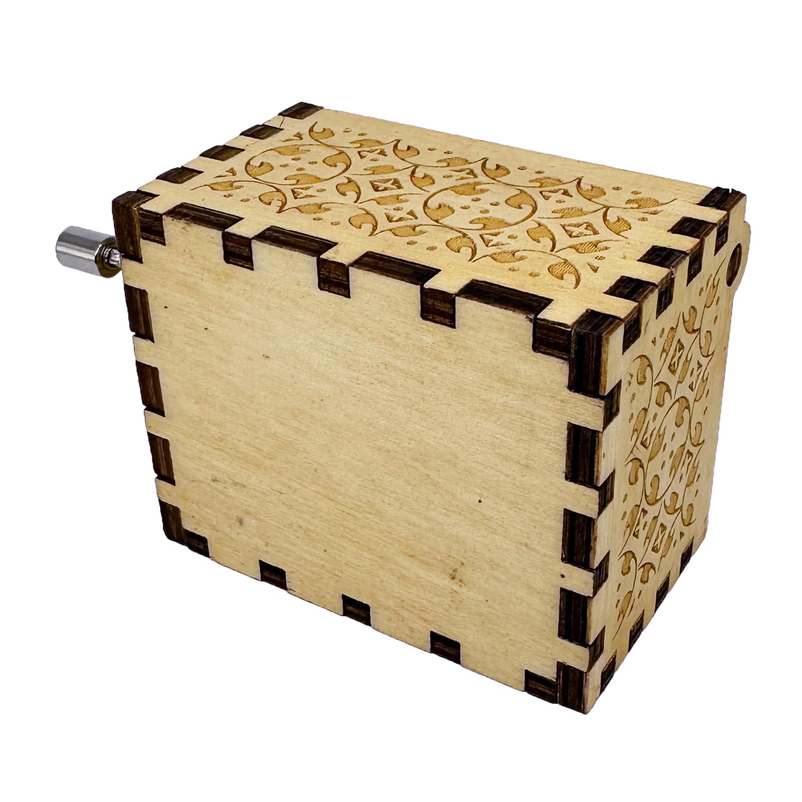 Ukebobo Holz-Spieluhr – You Are My Sunshine, 6,4x5,2 Cm | Handkurbel-Musik Ohne Batterie, Geschenk Für Muttertag, Geburtstag & Mehr