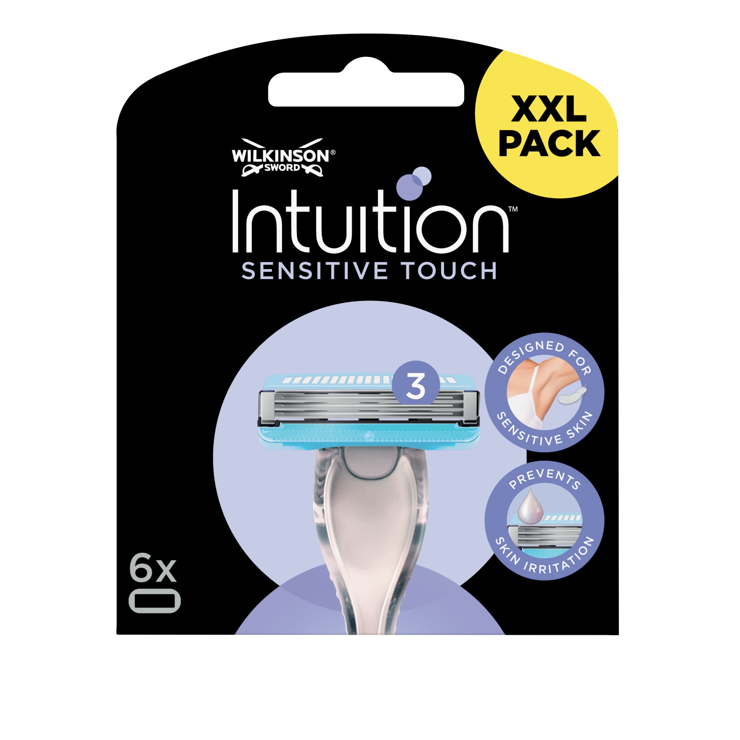Wilkinson Sword Intuition Sensitive Touch Ostrza golarki damskie X6