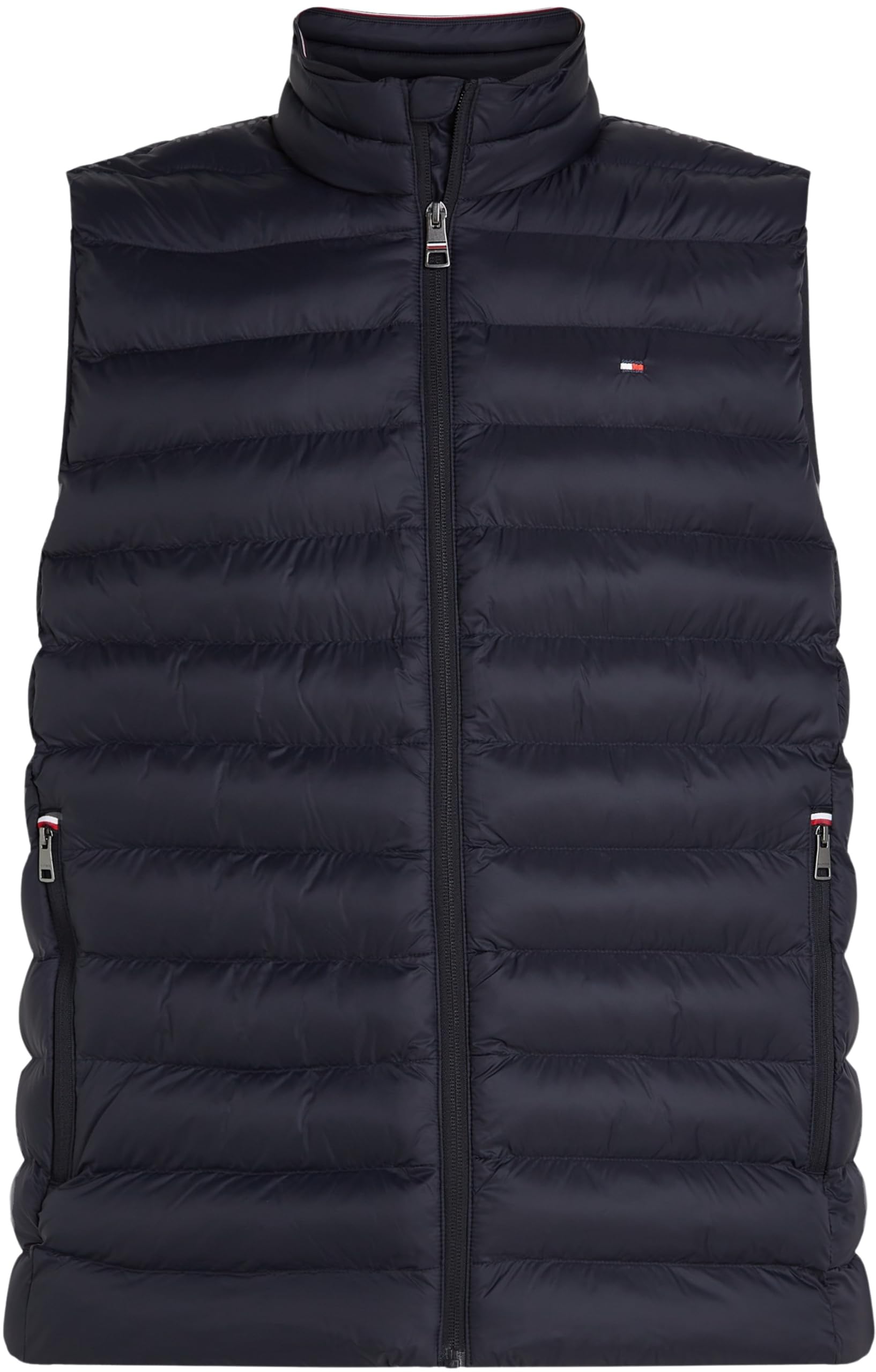 Tommy Hilfiger Veste sans Manches Homme Packable Recycled Vest Col Montant