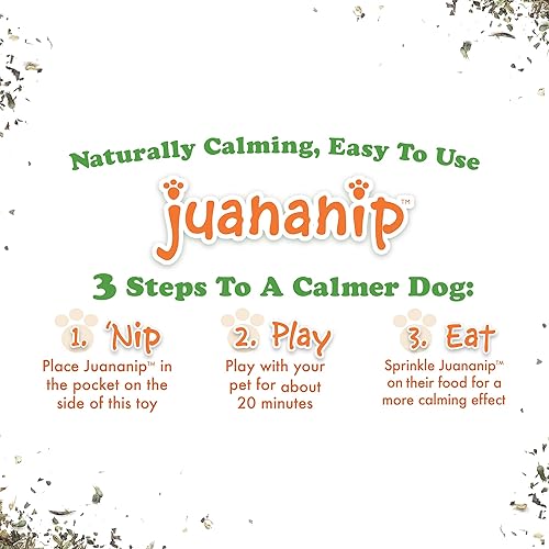 Miniatura 3 de Doggijuana Paquete  Juguete interactivo para perros con recambio de Juananip  Incluye juguete de peluche recargable para perro y recambio orgánico