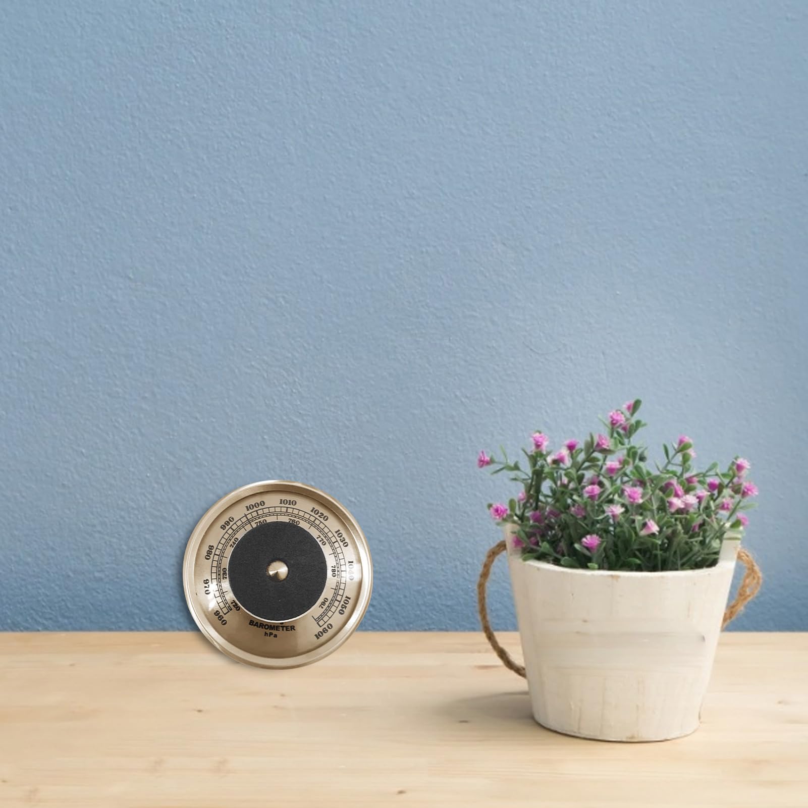 Barometri per la Casa - Barometro Tradizionale con Quadrante con Temperatura e Umidità, Termometro Igrometro a Parete per Patio, Parete o Decorativo, Termometro Rotondo da Appendere Diametro 70