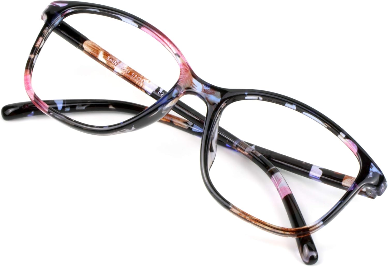 VisionGlobal Blue Light Blocking Computer Glasses, Reading Glasses for Men/Women, Stylish Square Frame, Anti Glare
