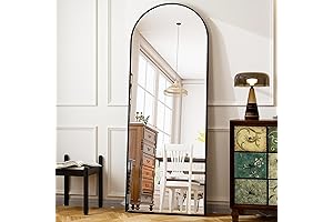 Freestanding Full Body Mirror | 64'' x21'' | Aluminum Frame | Free...