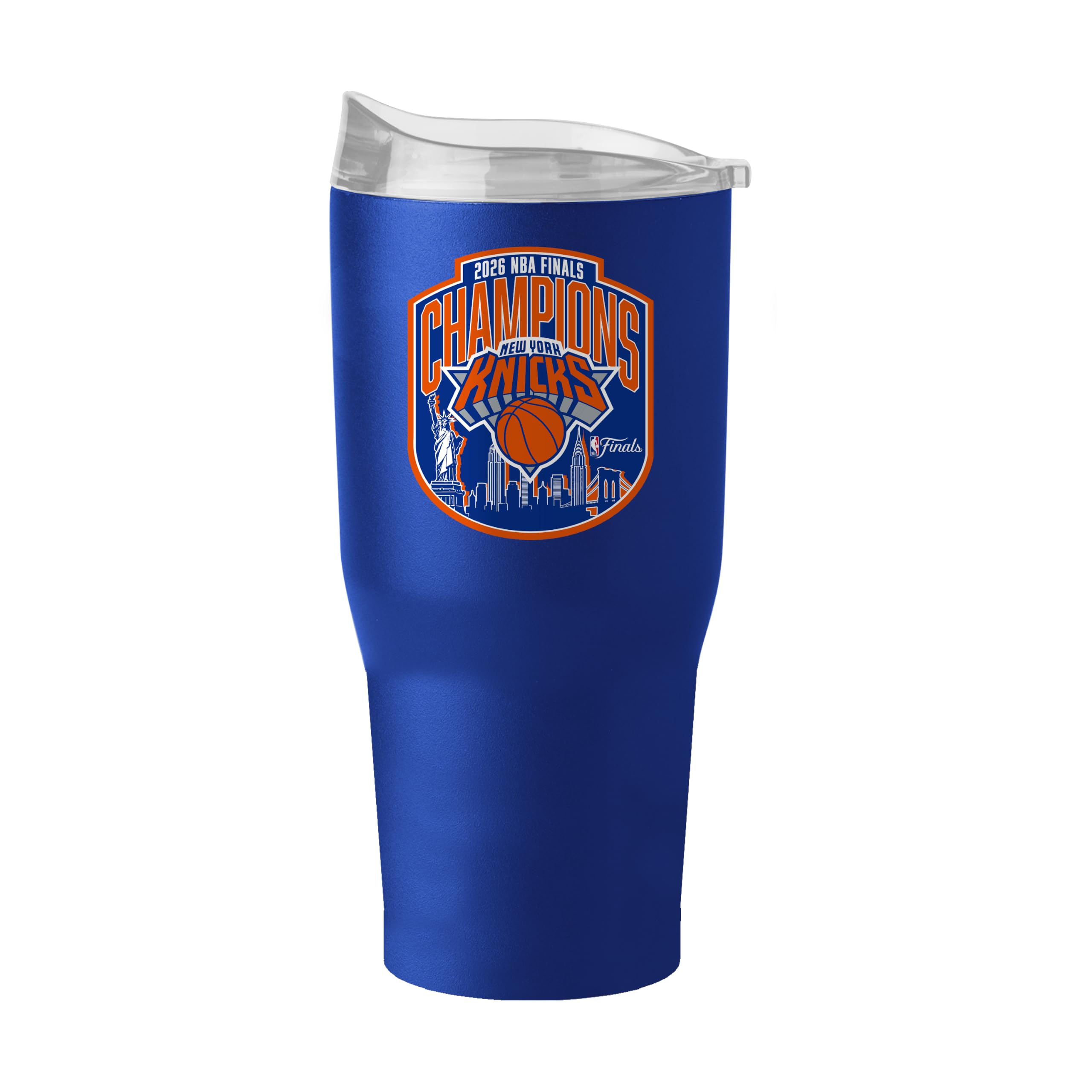 Logo Brands Team Color New York Knicks Nba Finals Champions 30 Oz Stainless Steel Tumbler - Official Nba Finals Champions Logo,