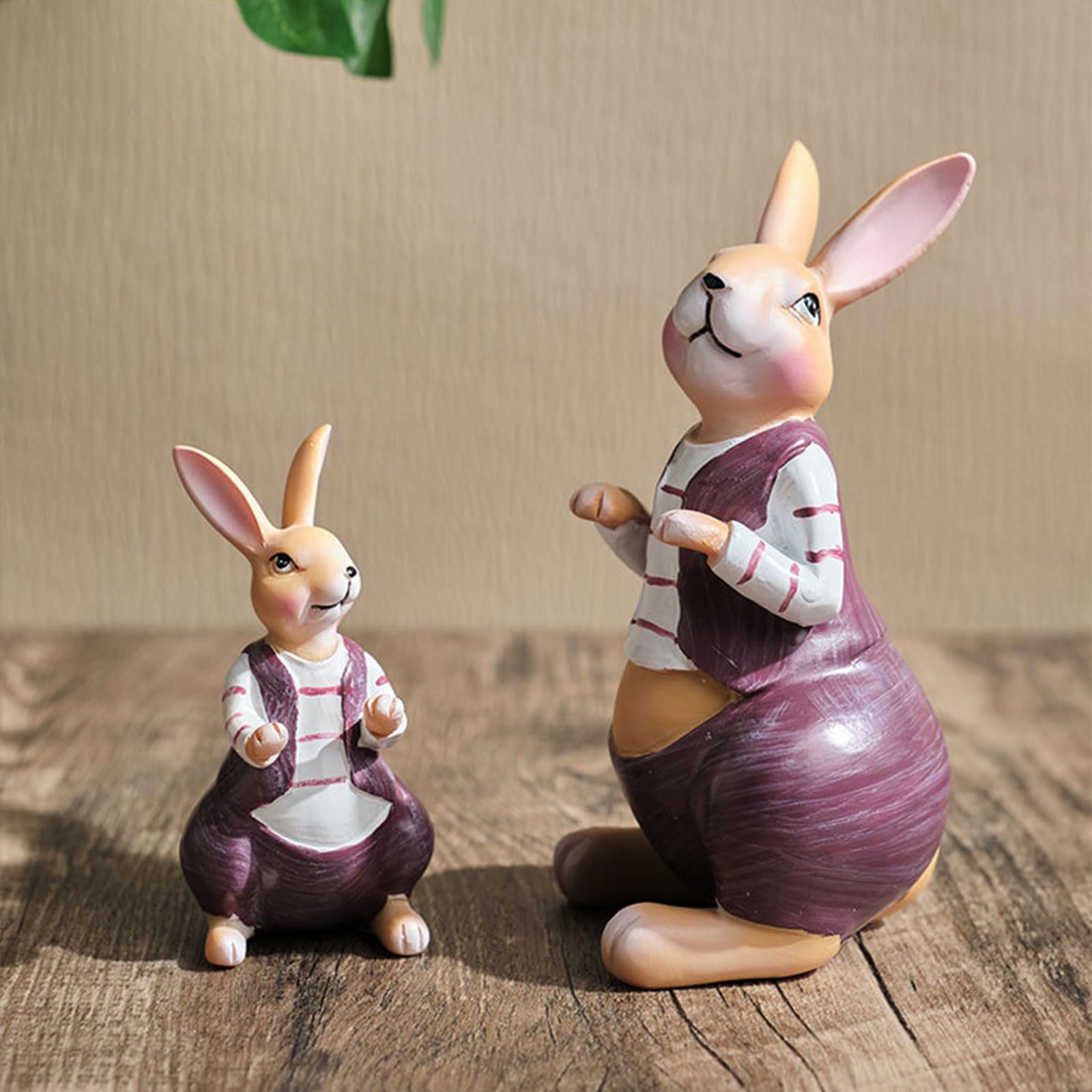 Famiglia di Pasqua Figurine Statue Ornamenti Decorazione Domestica Per Pasqua Vacanze Party Sfondo Decor