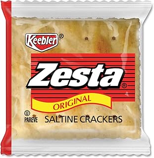 Kellogg's Zesta Saltine Crackers, 2 Crackers per Pack, 500 Packs per Case