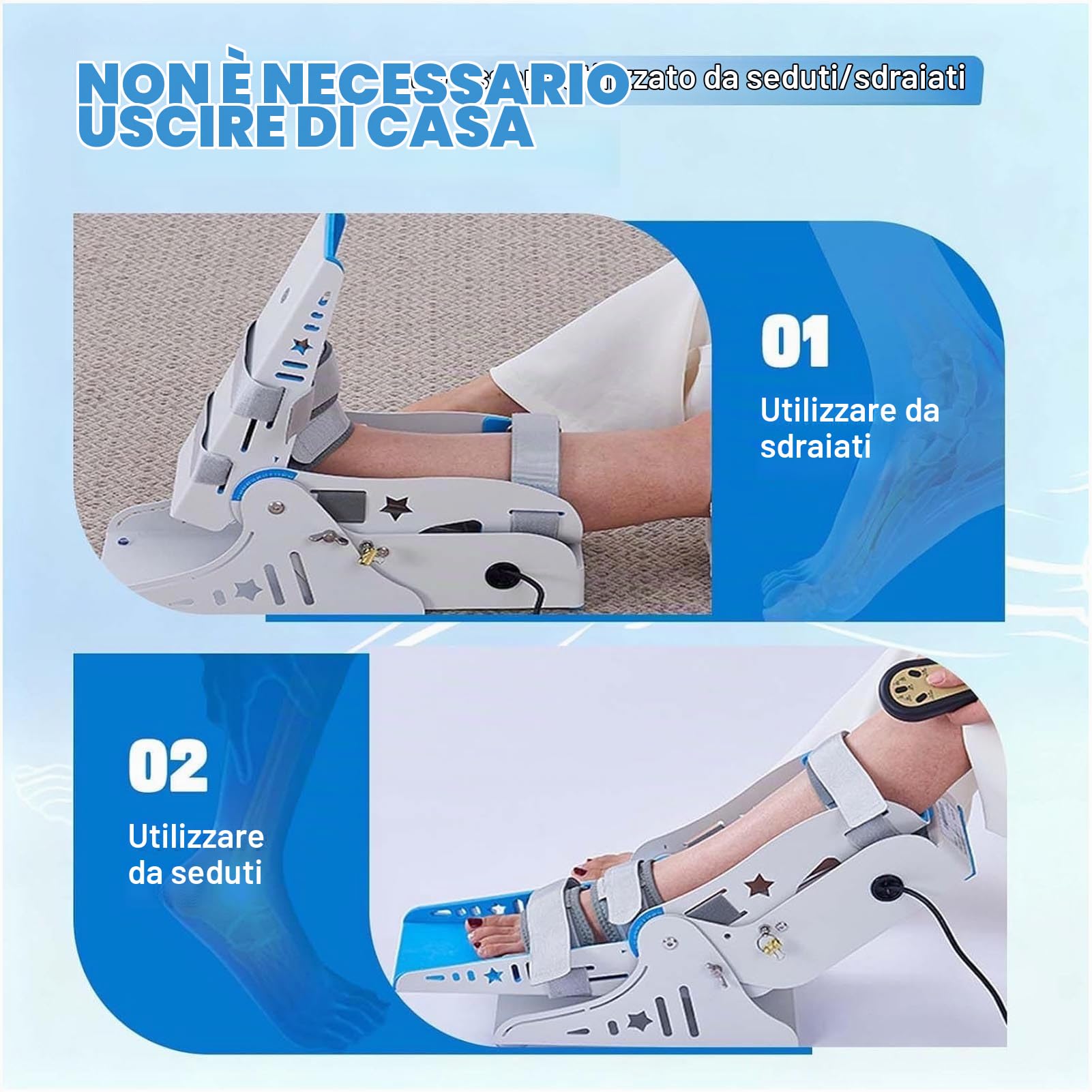 Allenatore Elettrico For Caviglia, Macchina For La Riabilitazione Della Flessione Delle Dita Dei Piedi E Della Dorsiflessione, Piede Con Dita Rotte, Cure Post-operatorie