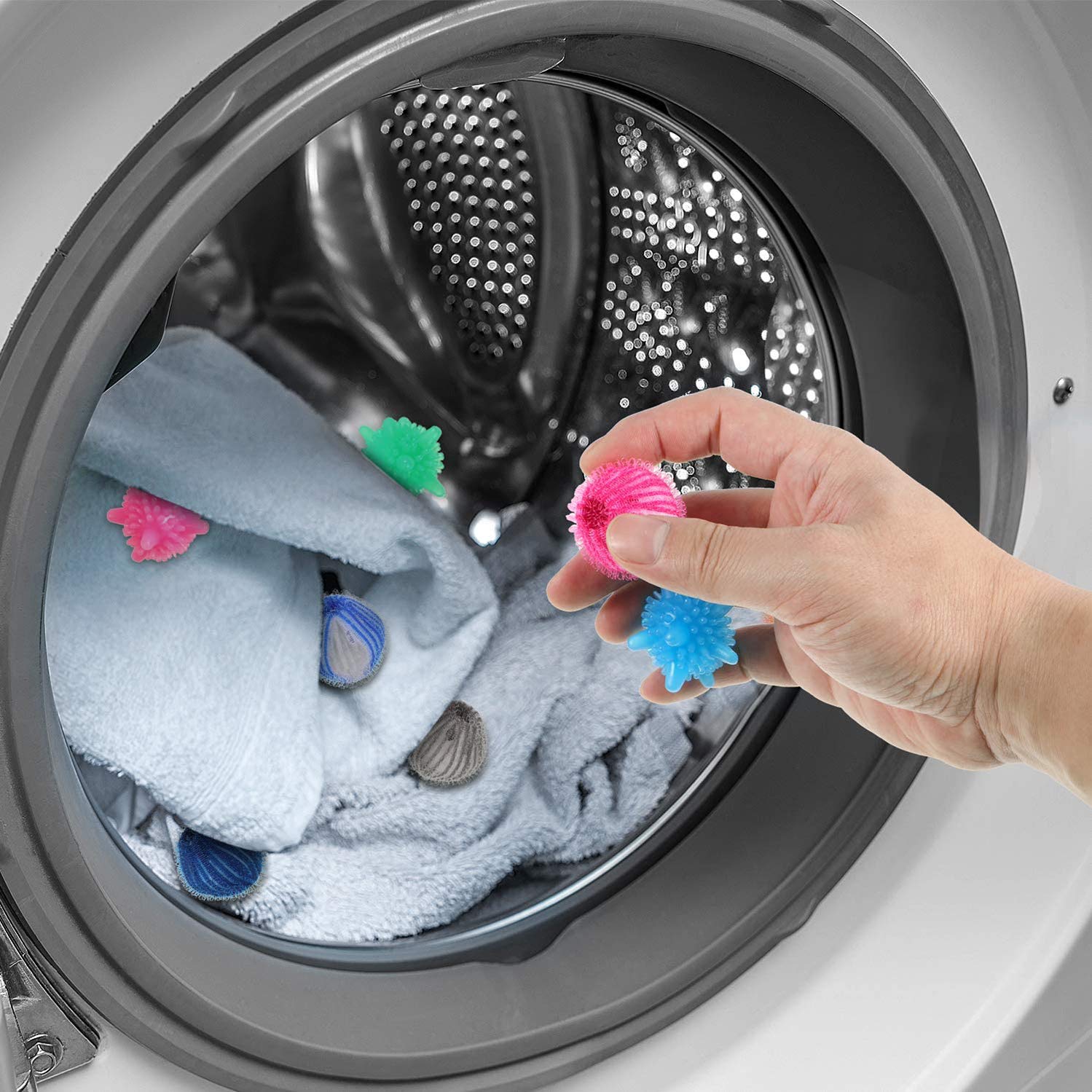 20 Stück Tierhaarentferner Set - Waschkugeln & Fusselbälle Für Waschmaschine
