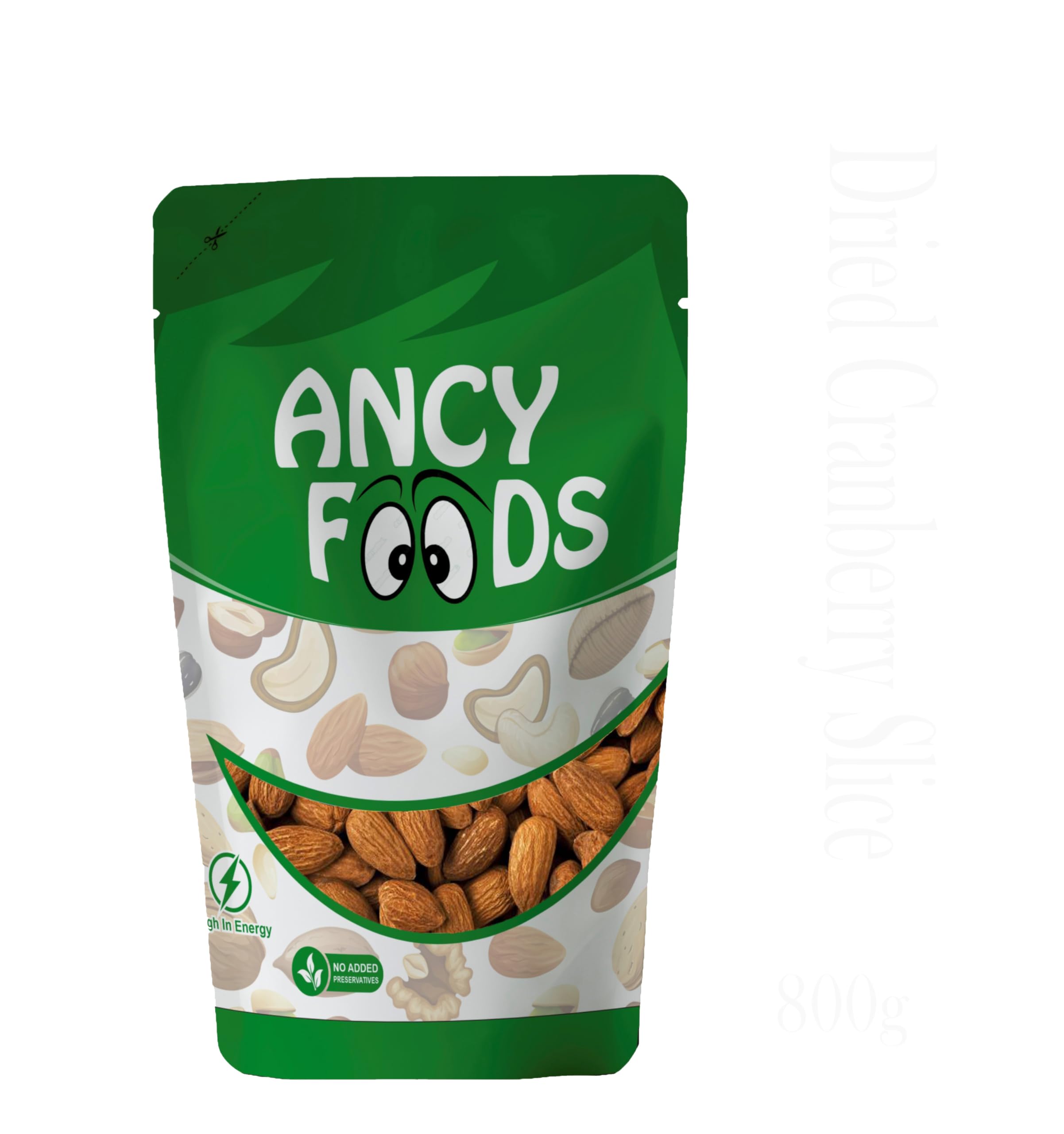 Ancy Almonds 200 Grams - Raw, Whole And Delicious |Crunchy Texture without Sugar and Salt | Ideal for Snacking, Baking, Smoothies & Meal also for Healthy Lifestyle