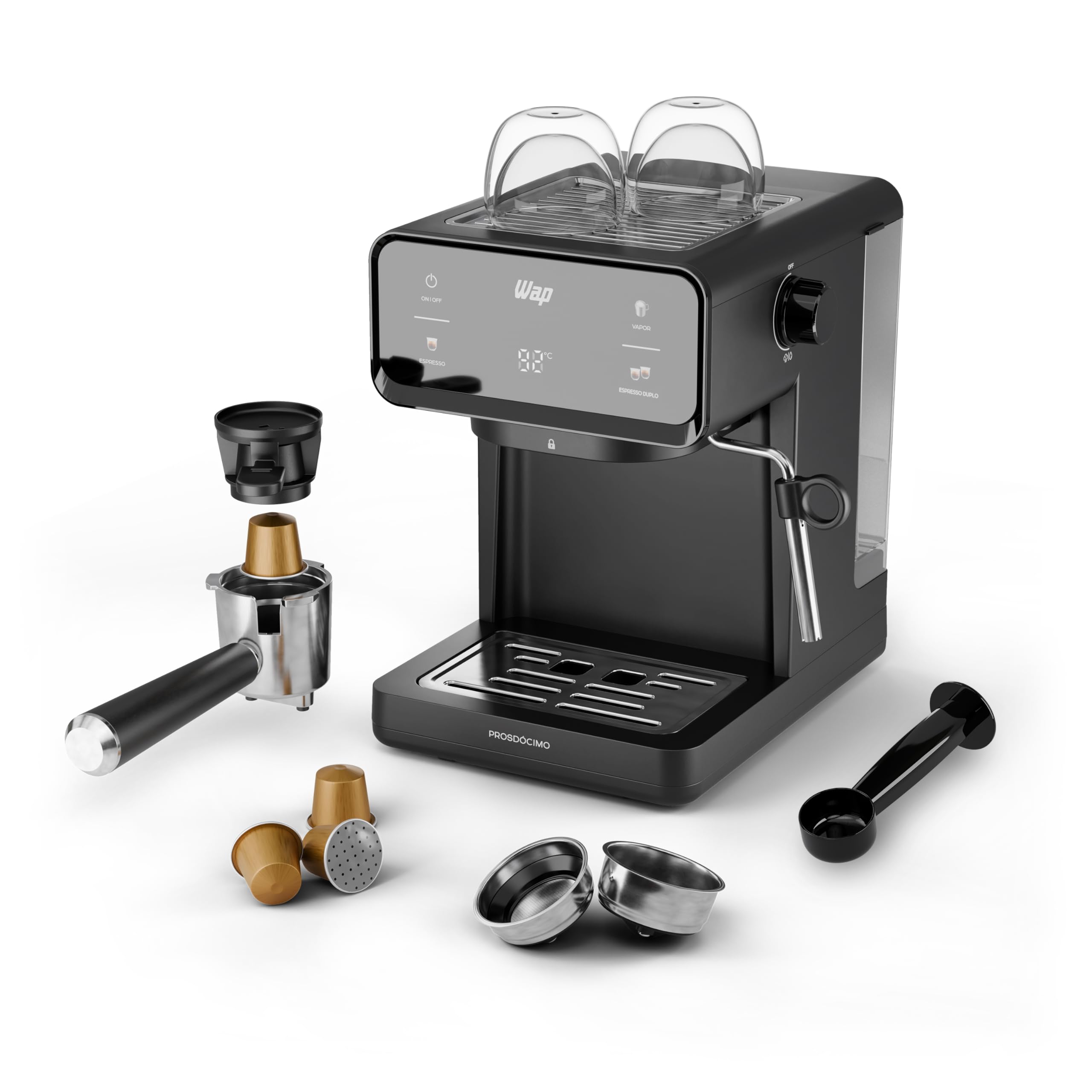 WAP Cafeteira Espresso Digital AROMA PRIME WCM20