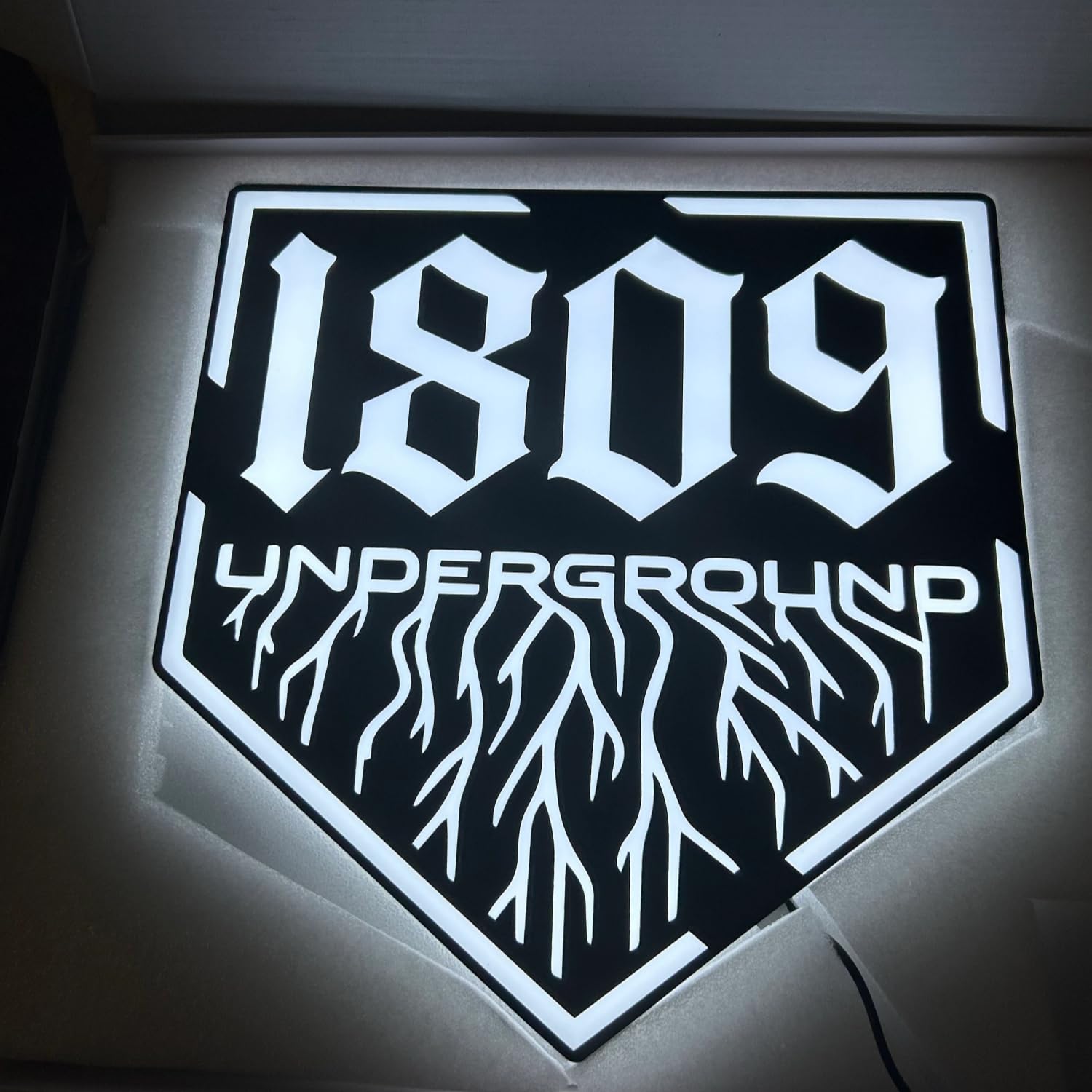 Maßgefertigte LED Leuchtschilder, Acryl Leuchtschild, 30-90CM | Light Up Schilder,Lichtleiter Sign, Nicht Wasserfest