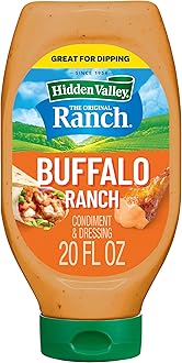 Easy Squeeze Buffalo Ranch Topping and Dressing, 20 Fluid Ounces (Package May Vary)