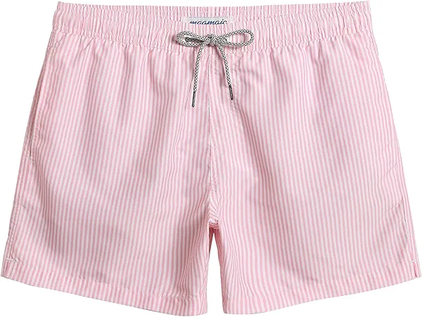 maamgic Mens Swim Trunks 5" with Mesh Lining Quick Dry Bathing Suits for Men Swim Shorts Swimwear