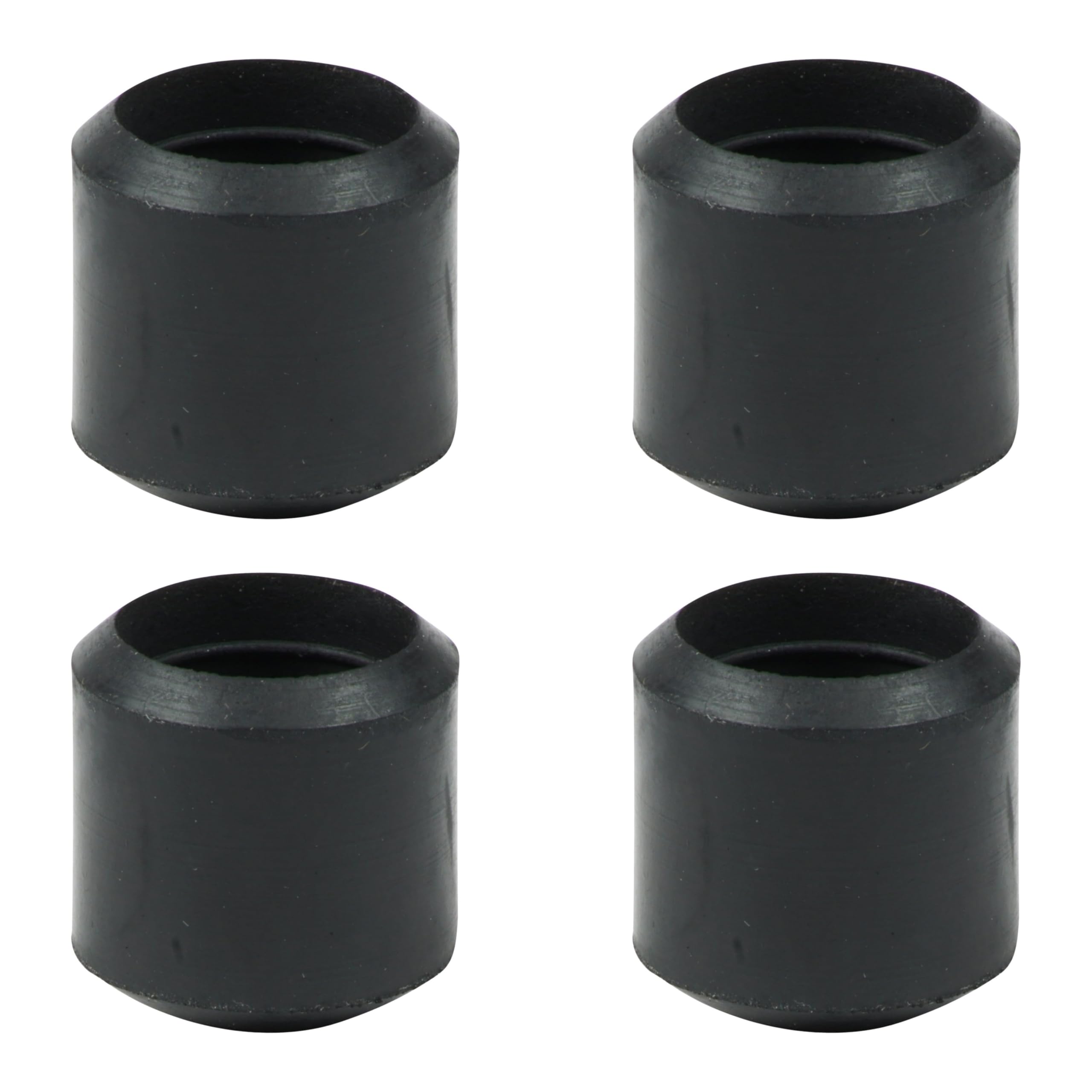 SISI UK Rubber Furniture Feet Ferrule Caps Stoppers 22mm Anti-Slip Rubber Furniture Feet Pads For Table & Chair Cupboards & Floor Protection Pack of 4