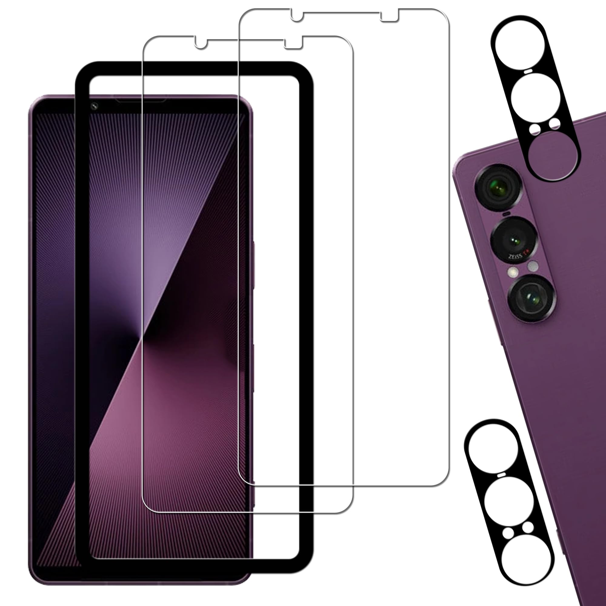 Xperia 1 VII XQ-FS44 スレートブラック 新品ガラスフィルム付 Amazon | KPNS 日本素材製 強化ガラス Xperia 1 VII SO-51F / XQ-FS44