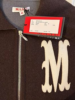 Amazon.co.jp: MASU 24aw BAT COLLAR ZIP-UP JACKET BROWN