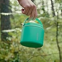 Vista 7 de Hydrapeak Tarro de alimentos aislado al vacío de acero inoxidable de 18 onzas para alimentos calientes y alimentos fríos, tarro de sopa a prueba