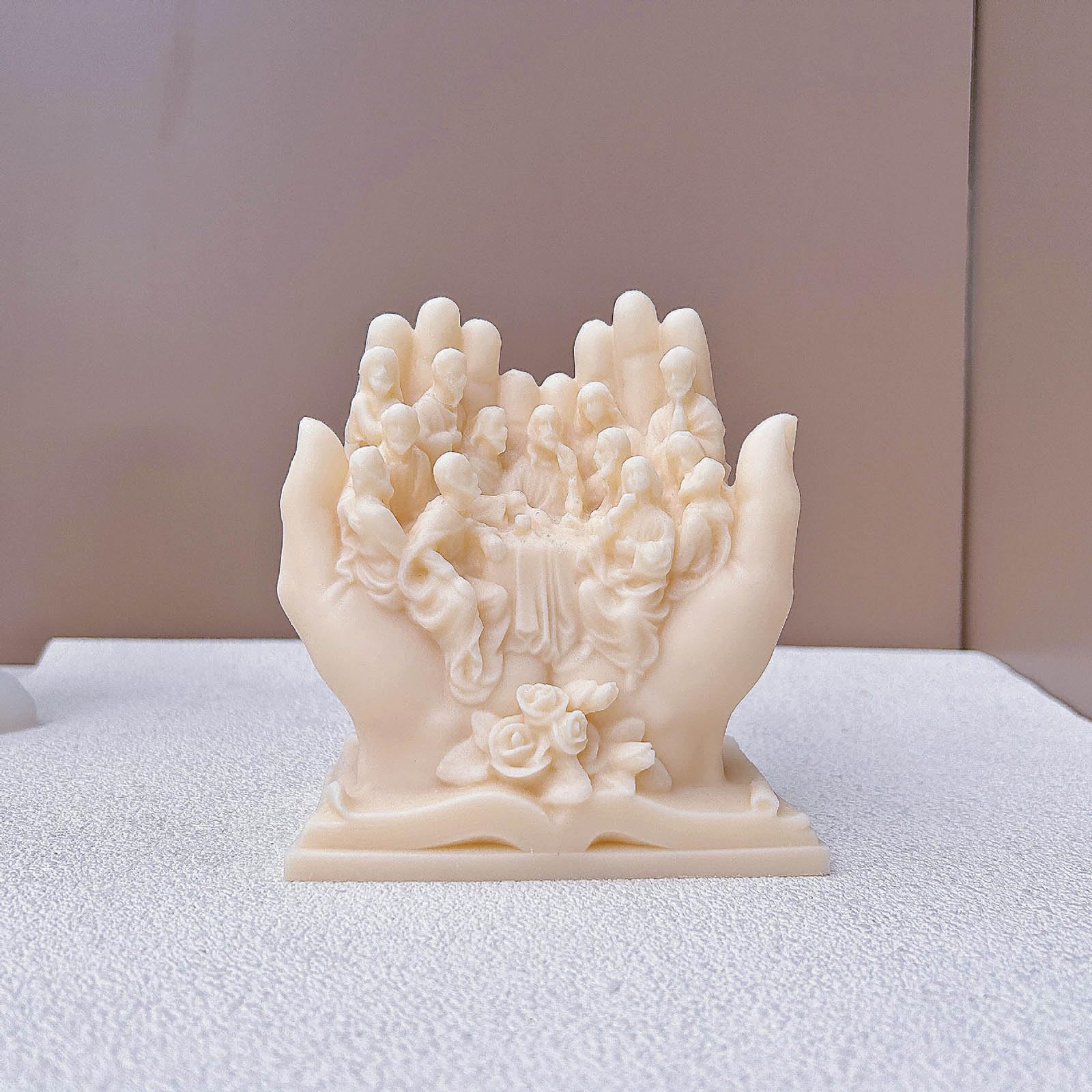 Stampo per statua religiosa per realizzare ornamenti in gesso decorazioni natalizie decorazioni per la casa artigianato artistico