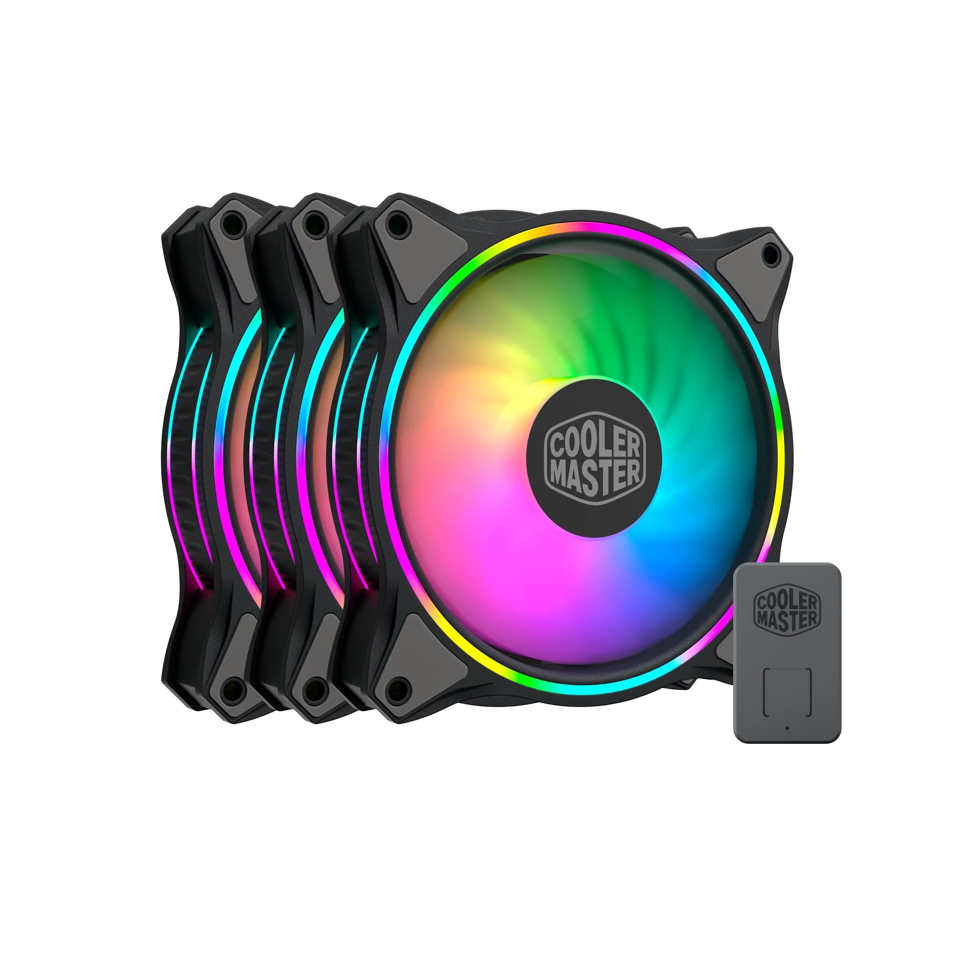 Buy Cooler Master MasterFan MF120 Halo 3in1 DuoRing ARGB 3Pin Fan, 24