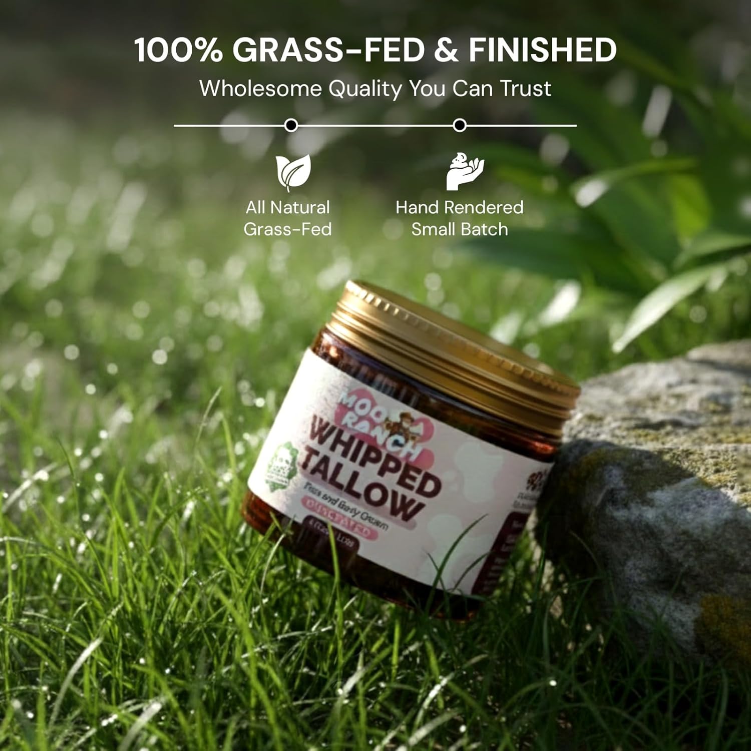 Whipped Beef Tallow for Skin – Grass-Fed Tallow Balm Moisturizer with Jojoba Oil, Manuka Honey & Calendula – For Face, Lips, Hands & Body – For Dry or Sensitive Skin. - Image 6