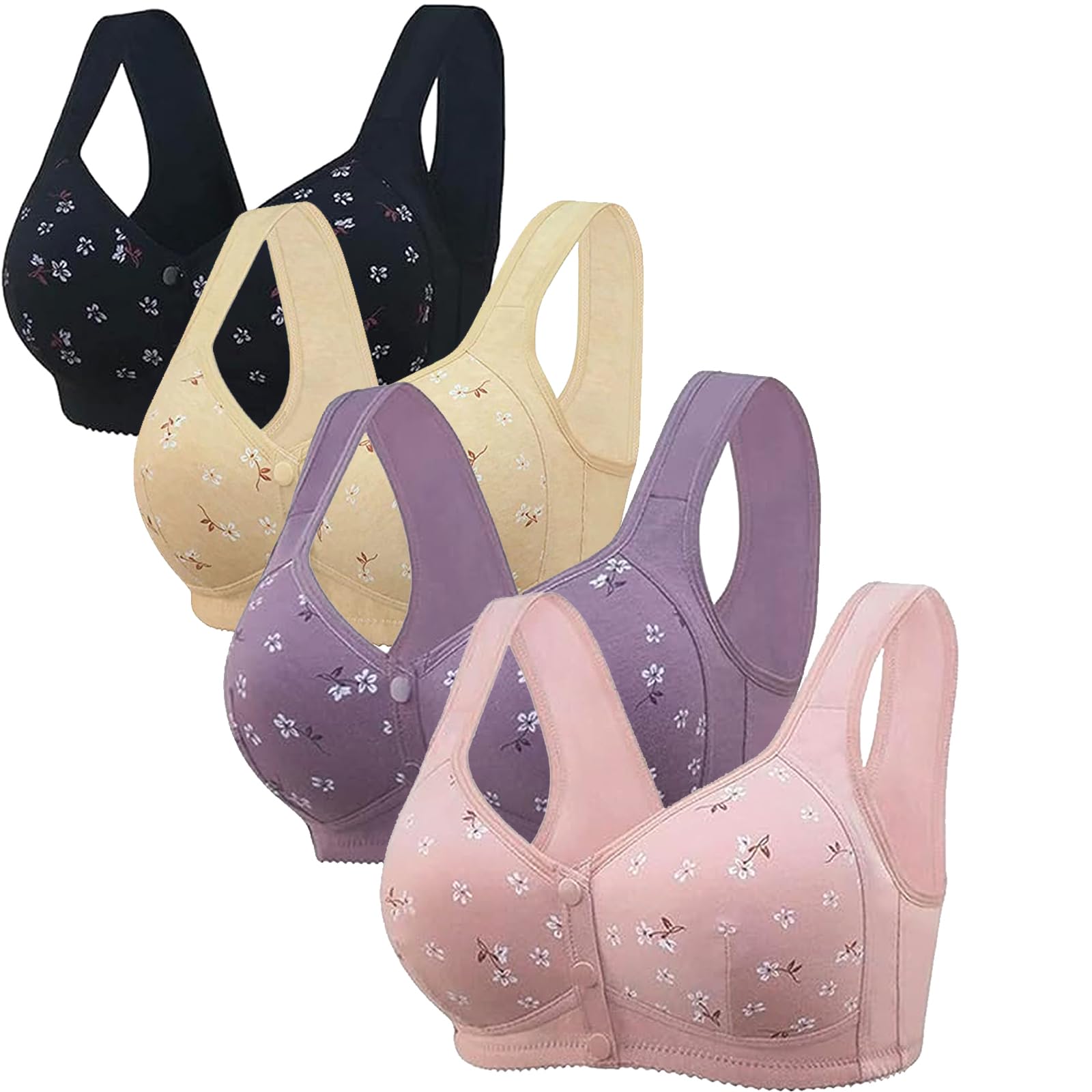 Daisy Bra for Older Women Front Closure