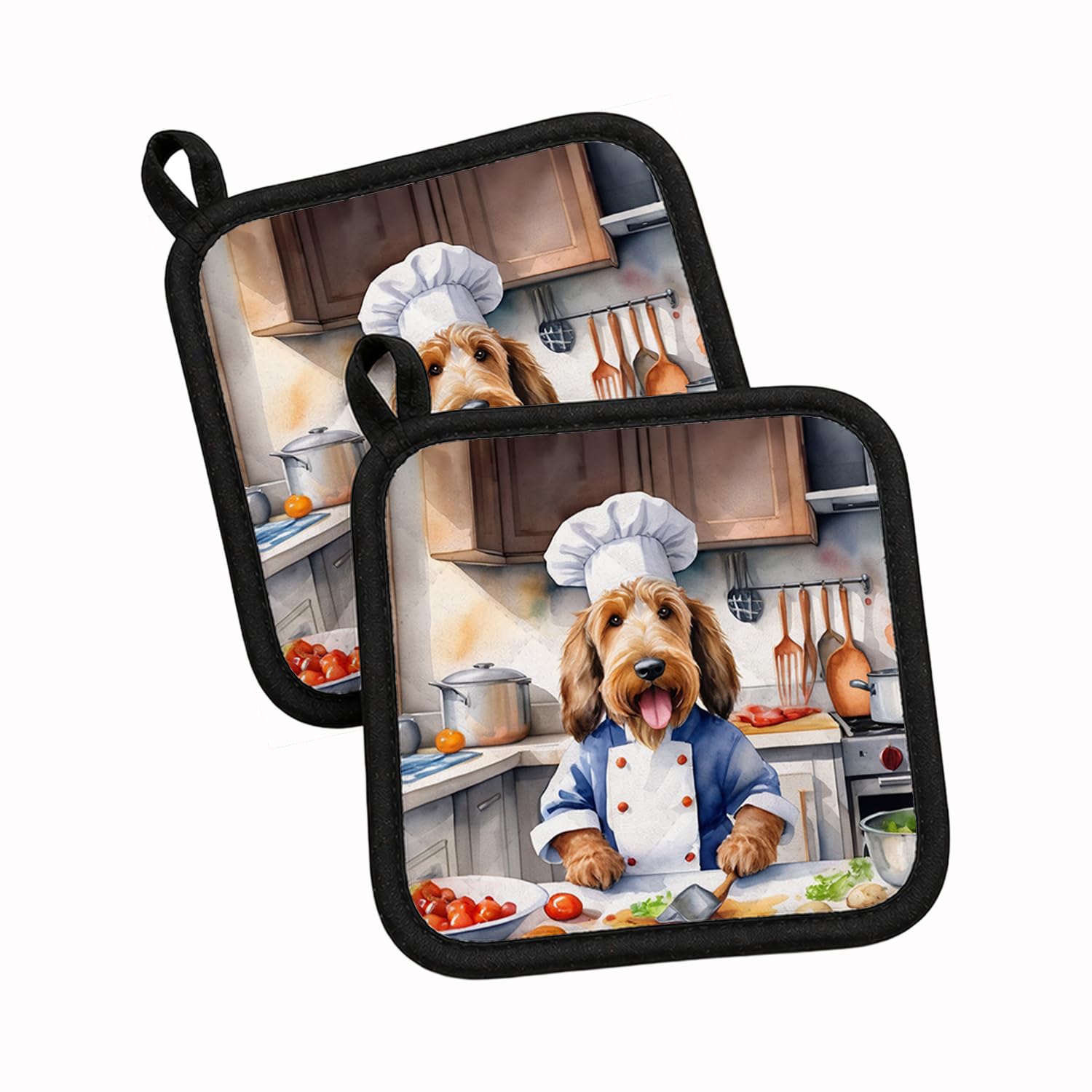 Paire de maniques Otterhound pour sortir vos plats du four