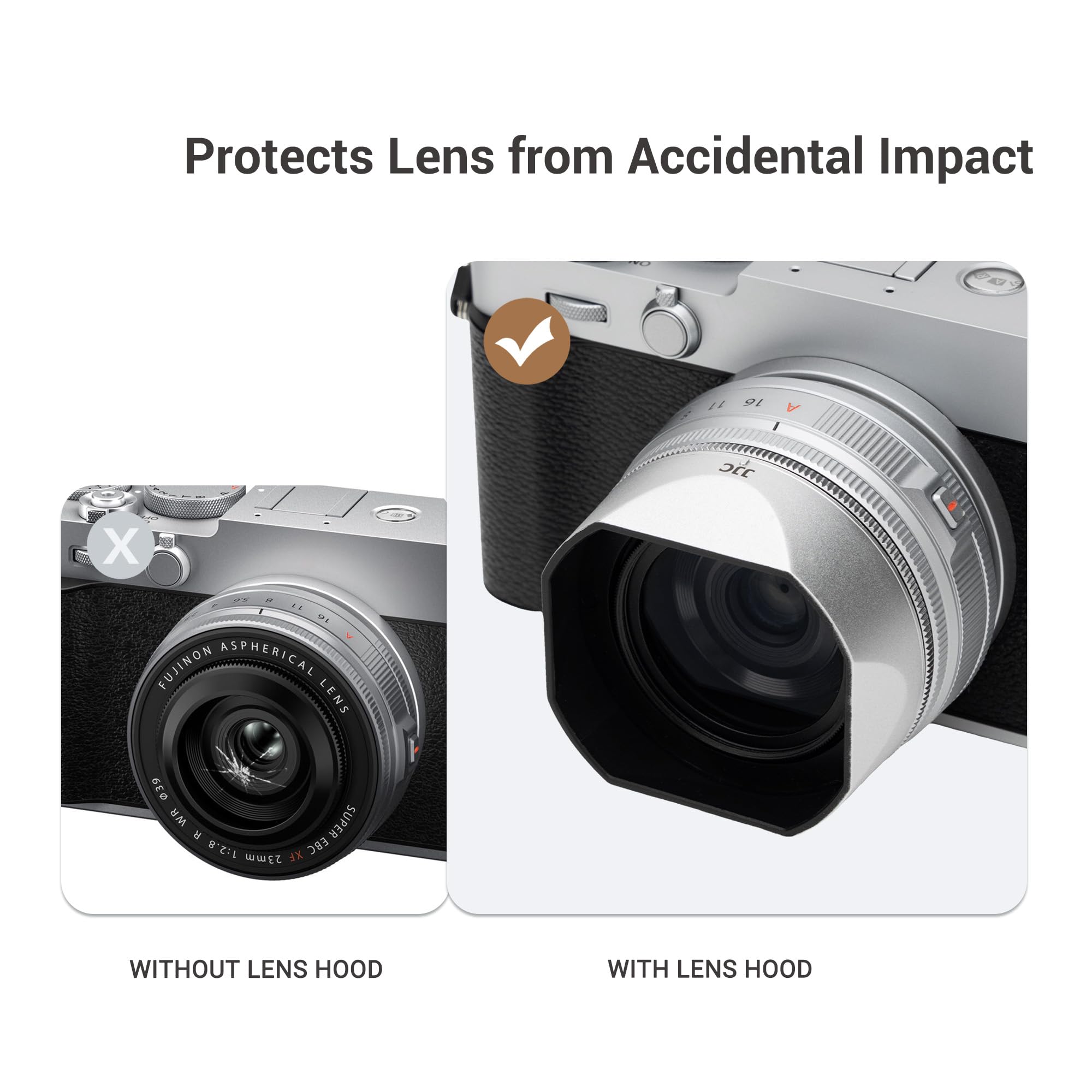 Amazon.com : Magnetic Square LH-XF27 Lens Hood Shade with 39mm