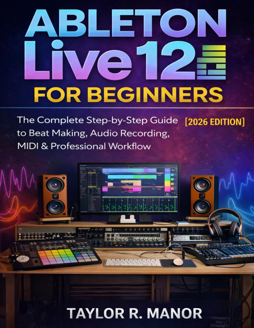 ABLETON LIVE 12 FOR BEGINNERS: The Complete Step-by-Step Guide to Beat Making, Audio Recording, MIDI & Professional Workflow