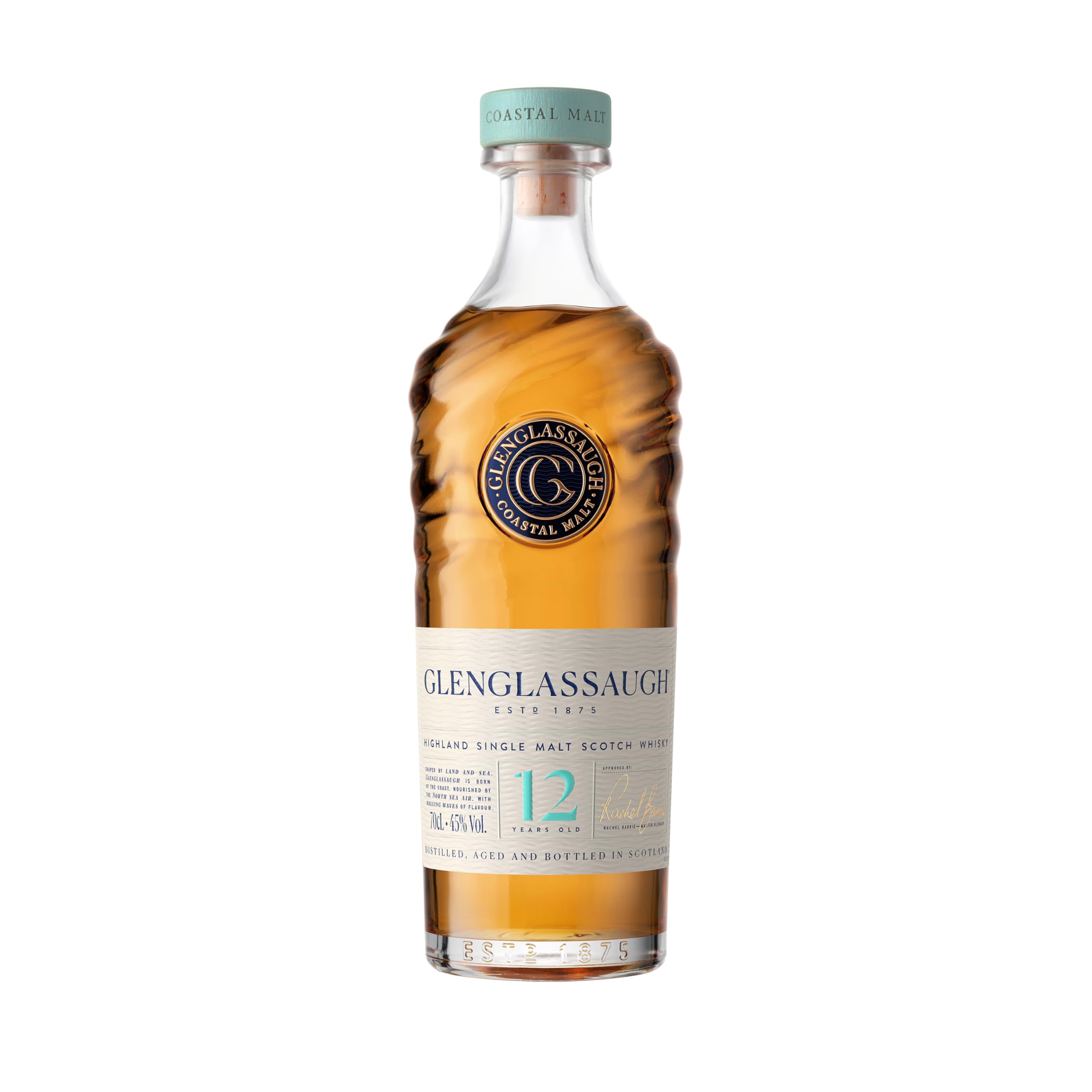Glenglassaugh 12 Years Old Single Malt Scotch Whisky - 45% ABV - Tropical and Balanced Coastal Flavours - 700ml