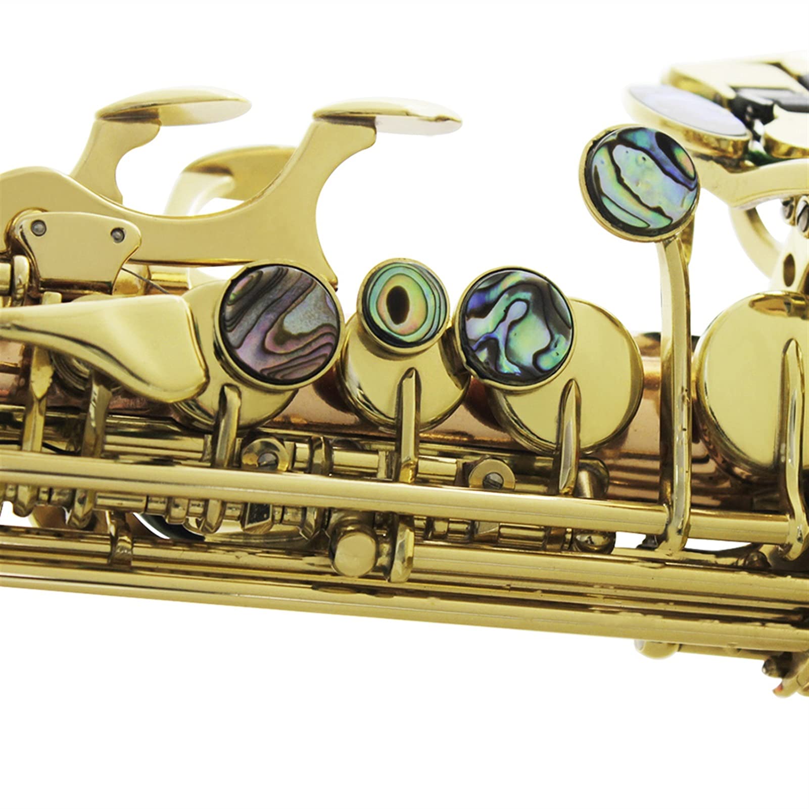 Sax Principianti Kit Sassofono Golden Saxophone Strumento a Legna Professionale BB B BB BB BA Place Sax con Scatola e Accessori per Strumenti fotosiemusici Strumento a fiato