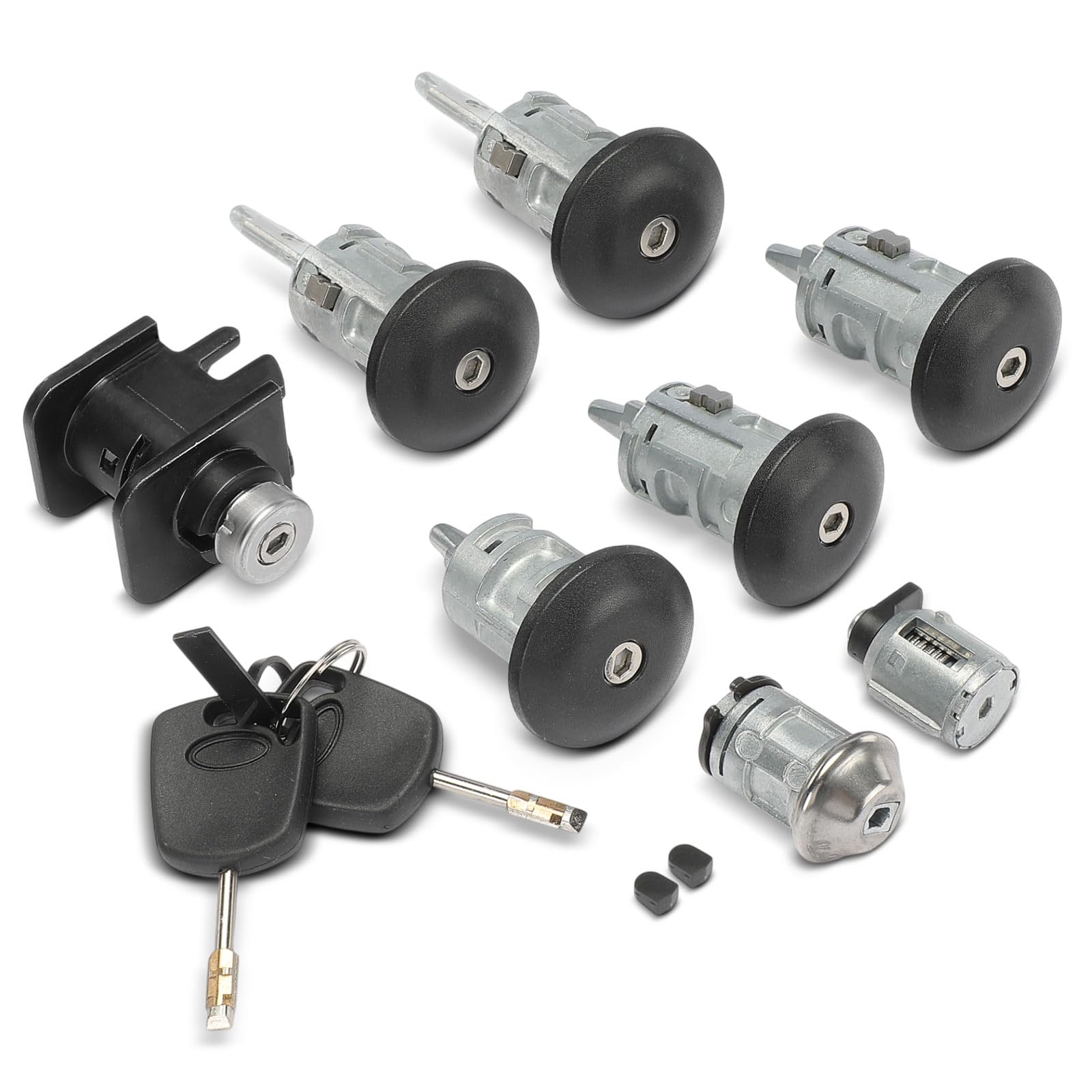 Frankberg Mecanismo de cierre Bloqueo Compatible con Tourneo Connect Transit Connect P65 P70 P80 Replace# 4425134,2T1AV22050AD