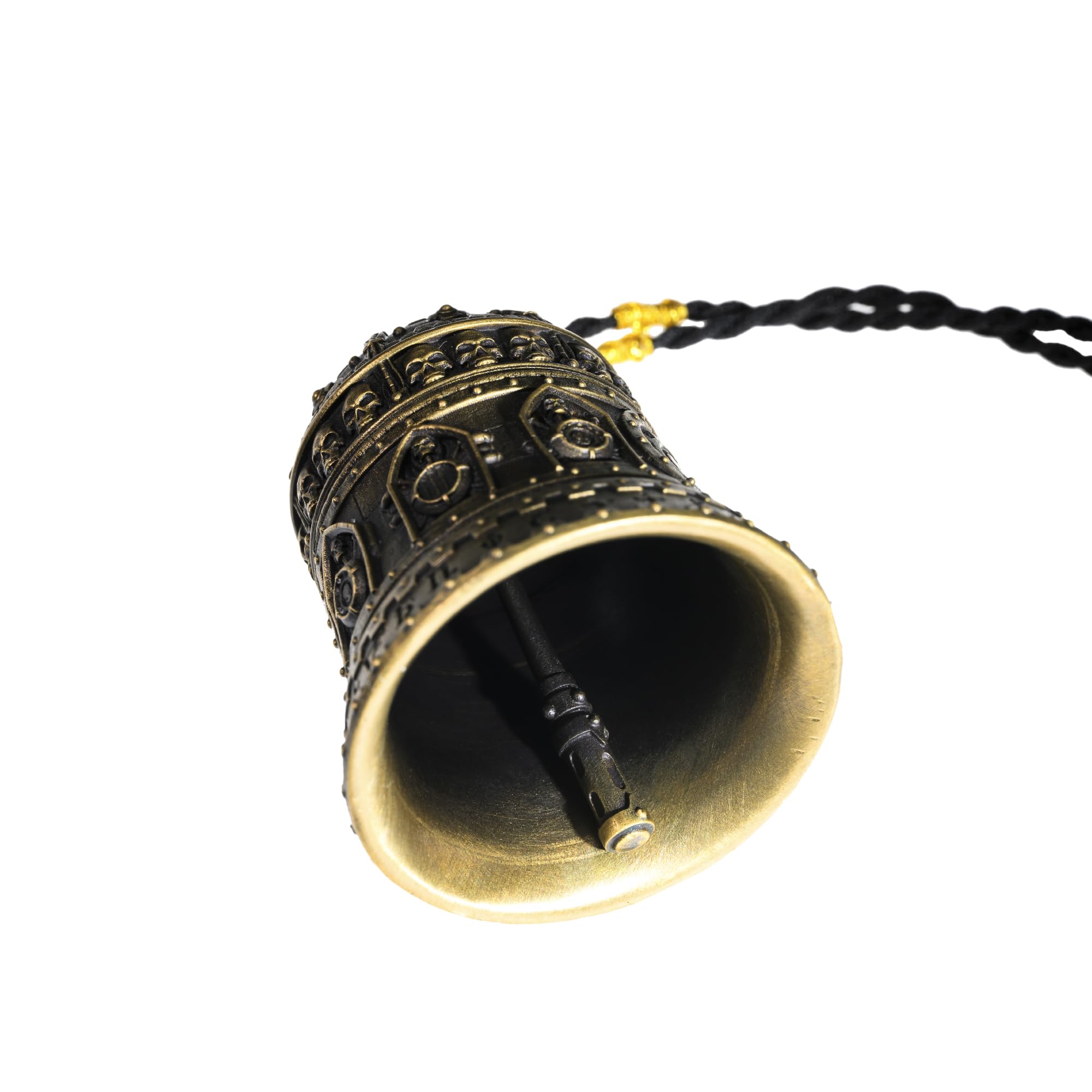 Starforged Warhammer 40K Domination Bell of Ominissah Adeptus Mechanicus Kupfer Anhänger Sonstiges Schwarz Geflochtenes Seil